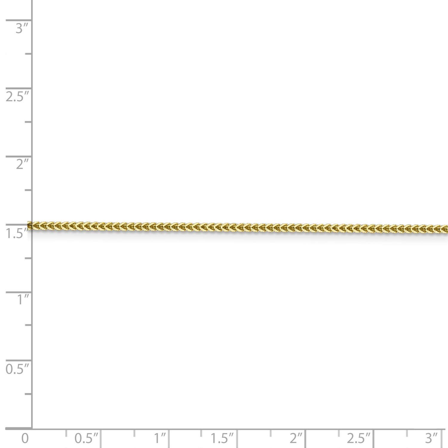 10K Yellow Gold Franco Chain Necklace or Bracelet for Women - Durable & Hypoallergenic Jewelry for Everyday Wear, Gifts & Special Occasions