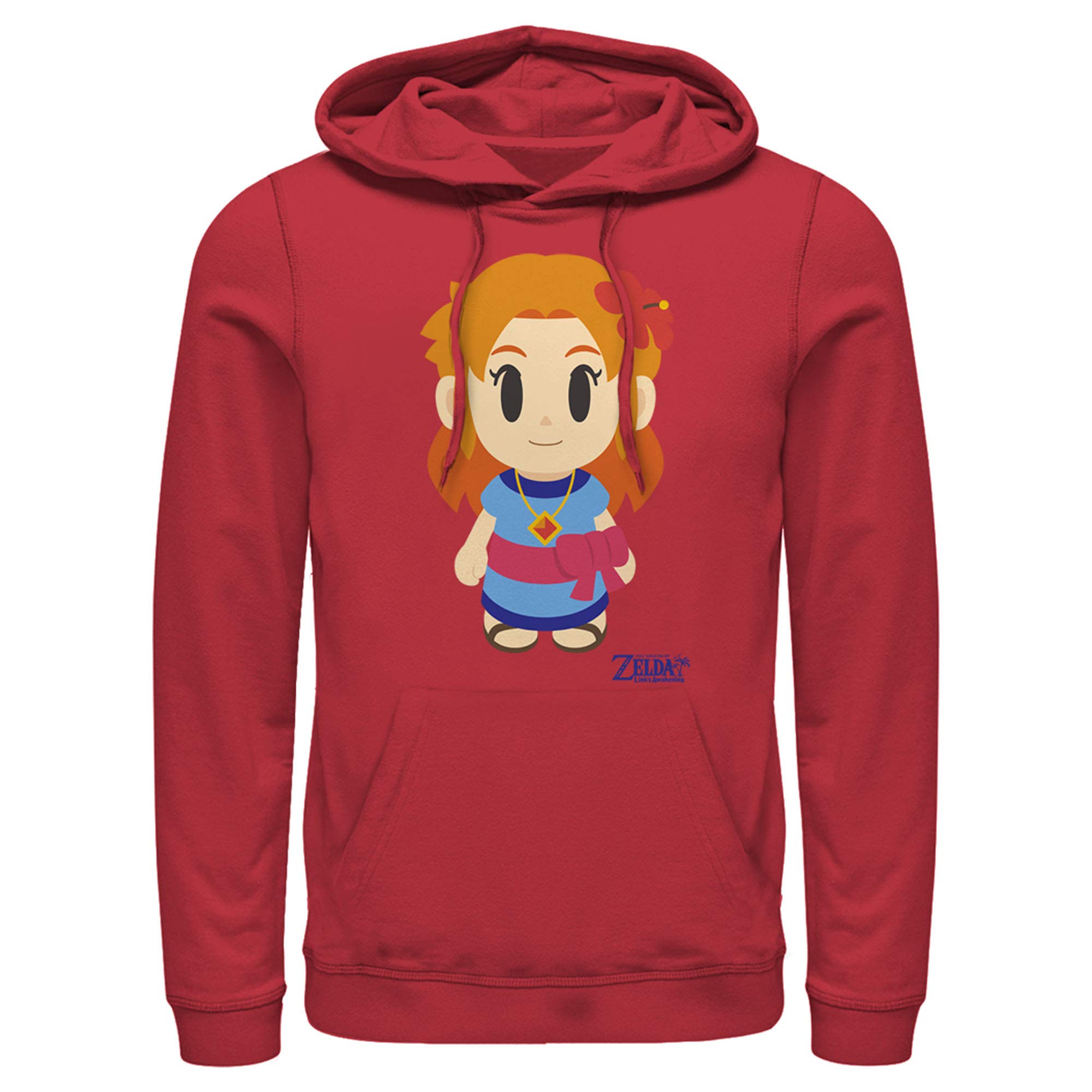 Men's Nintendo Legend of Zelda Link's Awakening Marin Pullover Hoodie Sweatshirt - Gaming Merchandise for Cosplay, Anime Conventions & Casual Wear