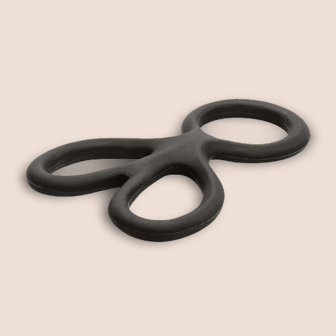 CalExotics Silicone Ball Spreader | Adjustable Penis and Testicle Ring for Enhanced Pleasure | Perfect for Couples Play, BDSM, and Sensual Massage
