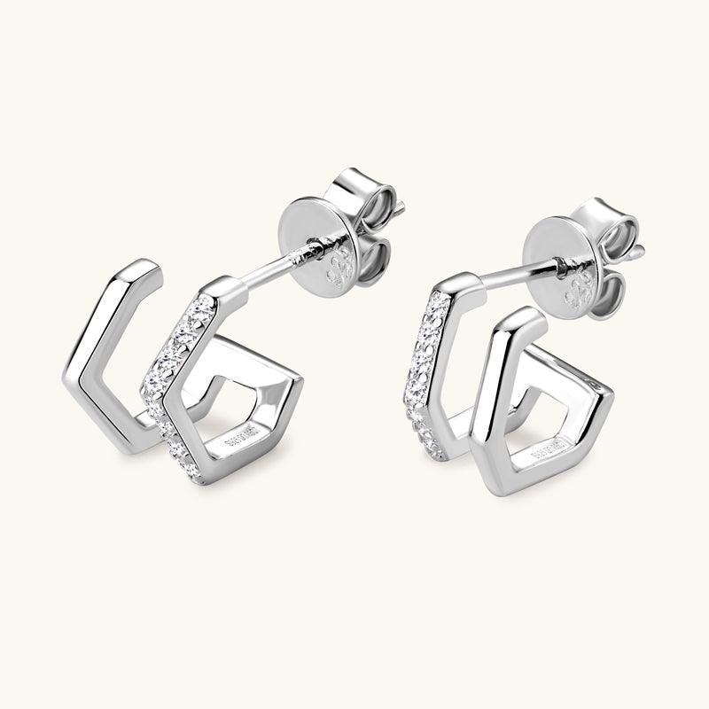 14K White Gold Plated