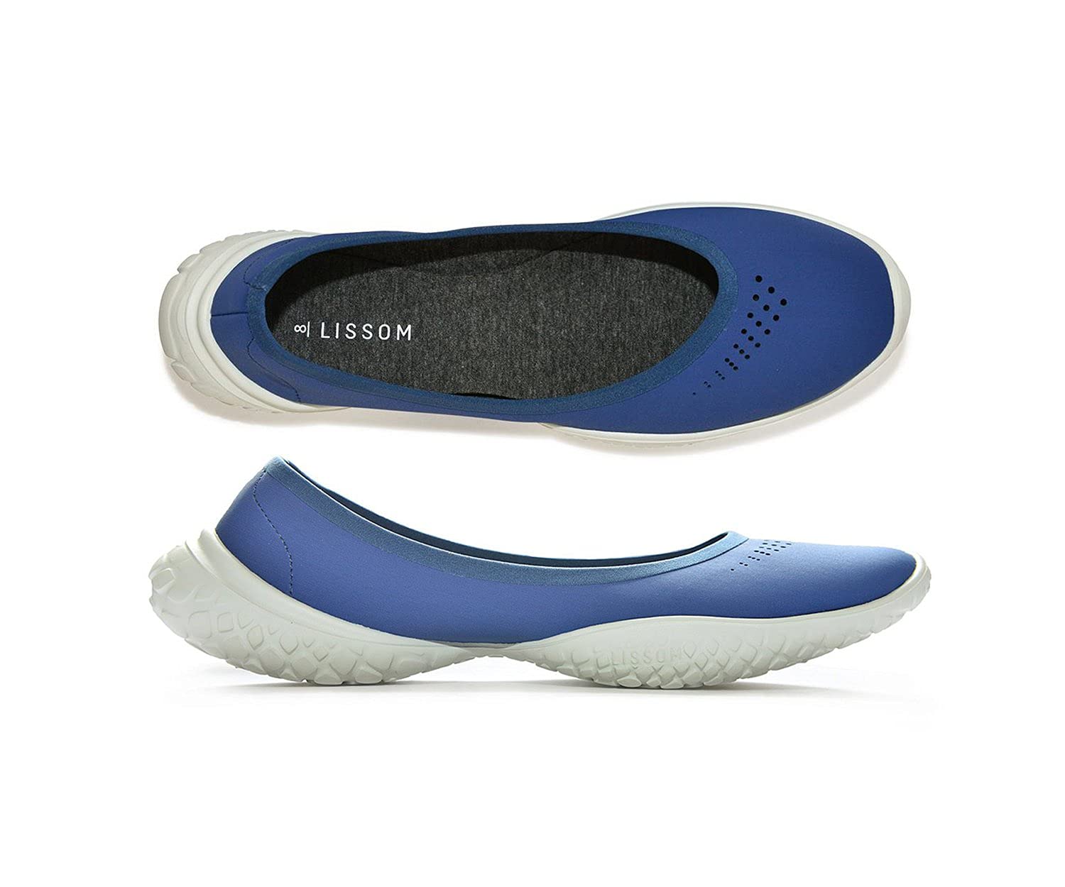 LISSOM Women's Ballet Flats - Lightweight Slip-On Comfortable Shoes with Stretchy & Flexible Design | Machine Washable for All Day Wear | Perfect for Work, Travel and Casual Outfits