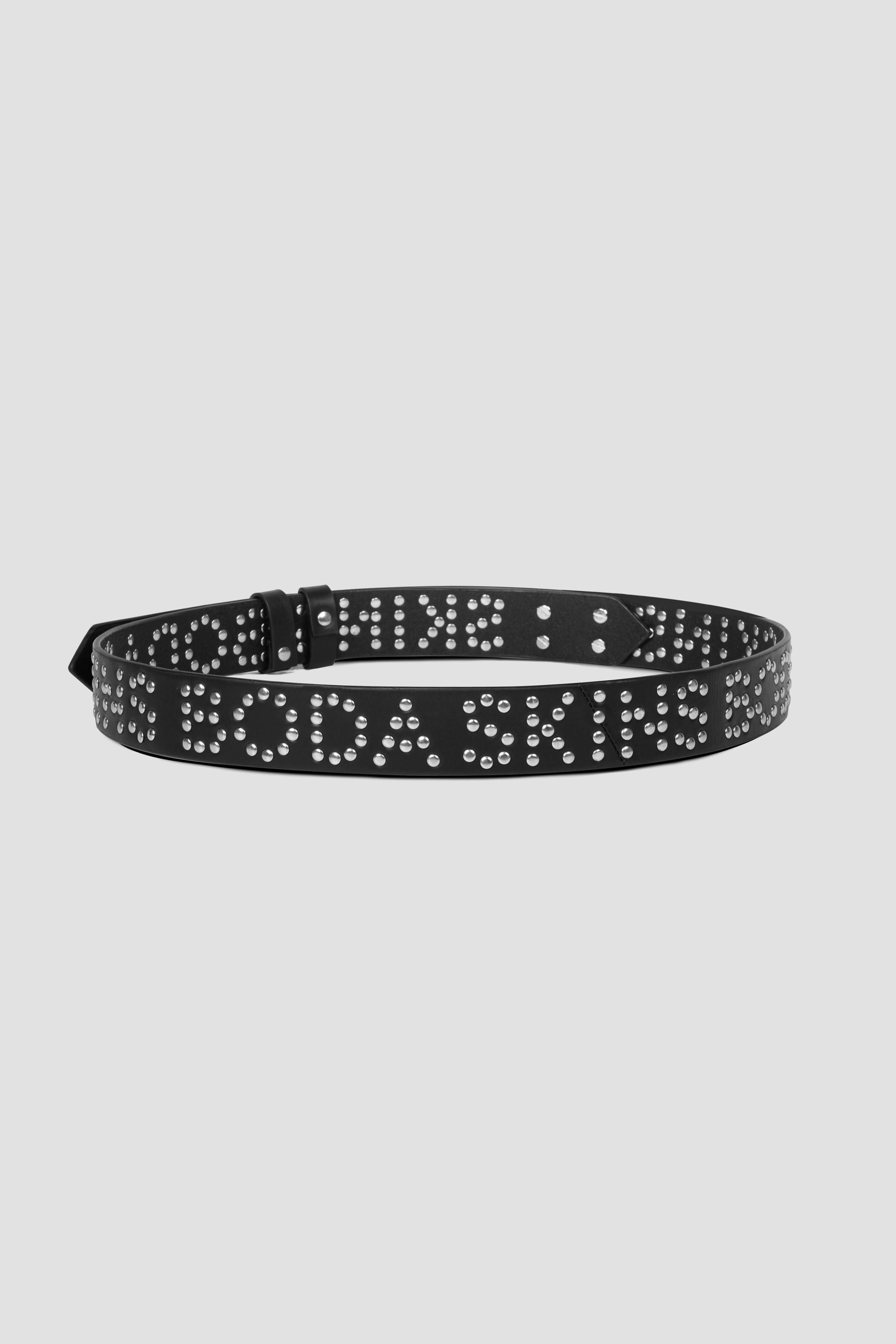 Stylish Studded Logo Saddle Pin Belt for Men & Women | Fashion Western Accessory | Perfect for Jeans, Dresses & Cowboy Boots