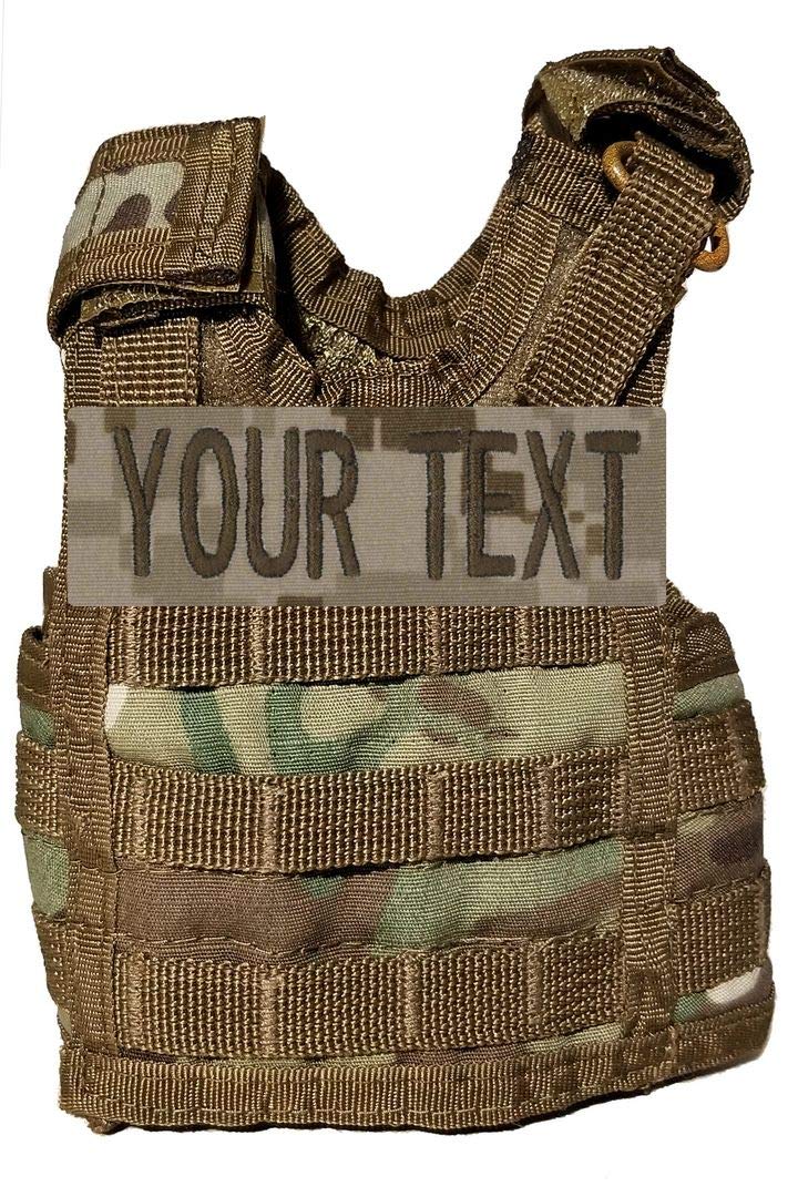 Premium American Camo Tactical Can Cooler with Custom Embroidered Name Tape - Perfect for Outdoor Adventures, Hunting Trips & Military Enthusiasts