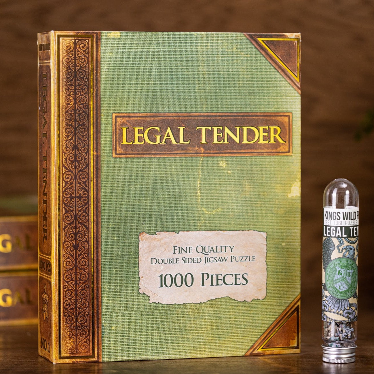 Legal Tender Jigsaw Puzzle & Test Tube Puzzle - Educational Collectible Currency Puzzles for Adults - Perfect for Home Decor, Gifts & Brain Teaser Challenges
