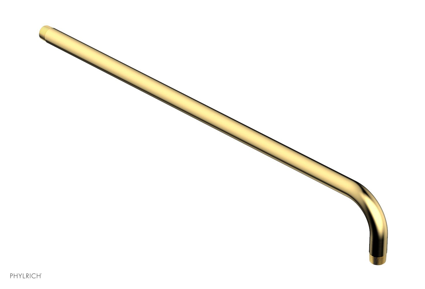 90 Degree Angle 24-Inch Shower Arm - Adjustable Showerhead Extension for Bathroom Renovation, Perfect for Small Spaces and Corner Showers