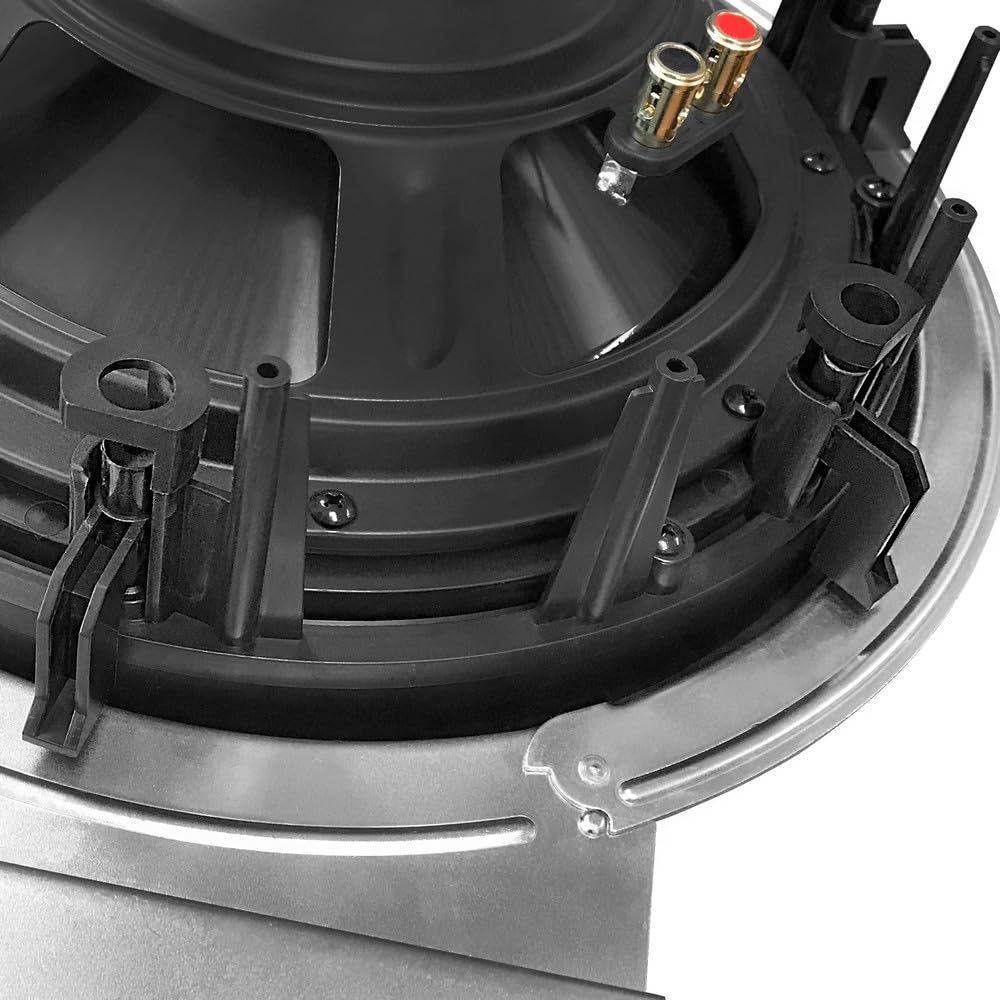 OSD Black 10-Inch In-Ceiling Subwoofer with Long Excursion Graphite Woofer - 200W Power with Ceiling Bracket - Perfect for Home Theater, Dolby Atmos Systems & Multi-Room Audio