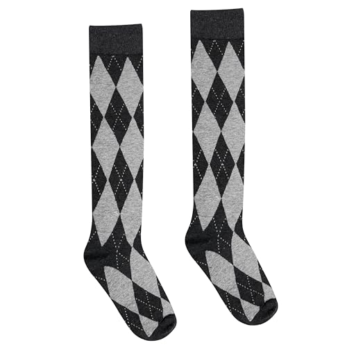 Black Grey Argyle