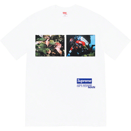 Supreme x Comme des Garçons Nature Graphic T-Shirt - White Cotton Tee for Men & Women - Streetwear Fashion & Casual Wear