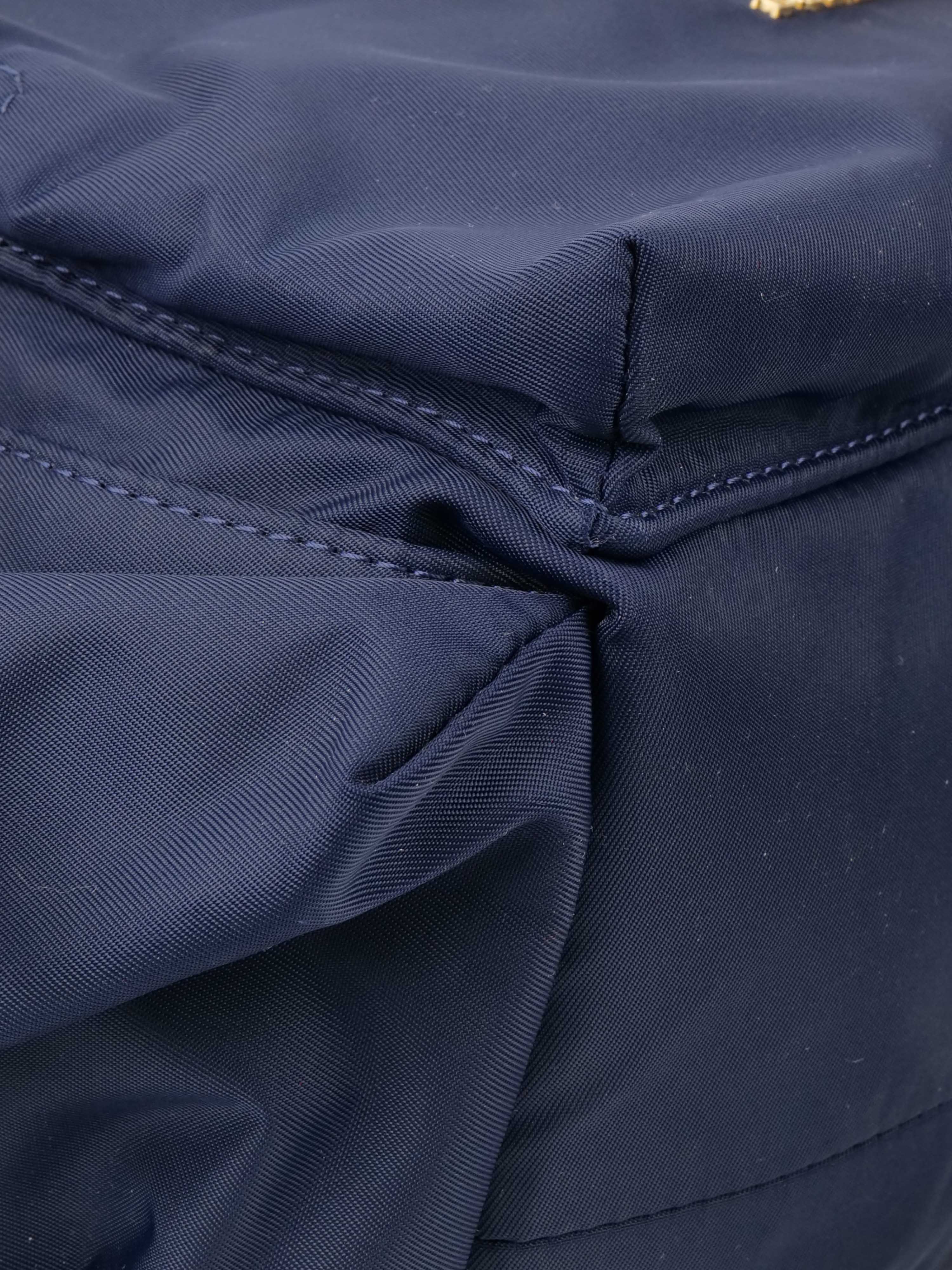 Burberry Navy Nylon Backpack for Men & Women | Waterproof Travel Backpack | Stylish Laptop Bag for Work, School & Outdoor Adventures