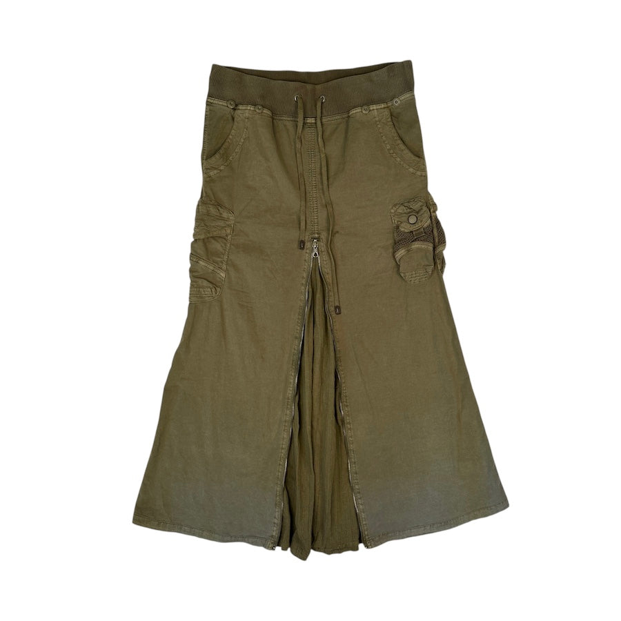 G.O.A. Utility Cargo Maxi Skirt - Khaki | Women's Outdoor Hiking Travel Skirt with Pockets | Perfect for Camping, Adventure & Casual Wear