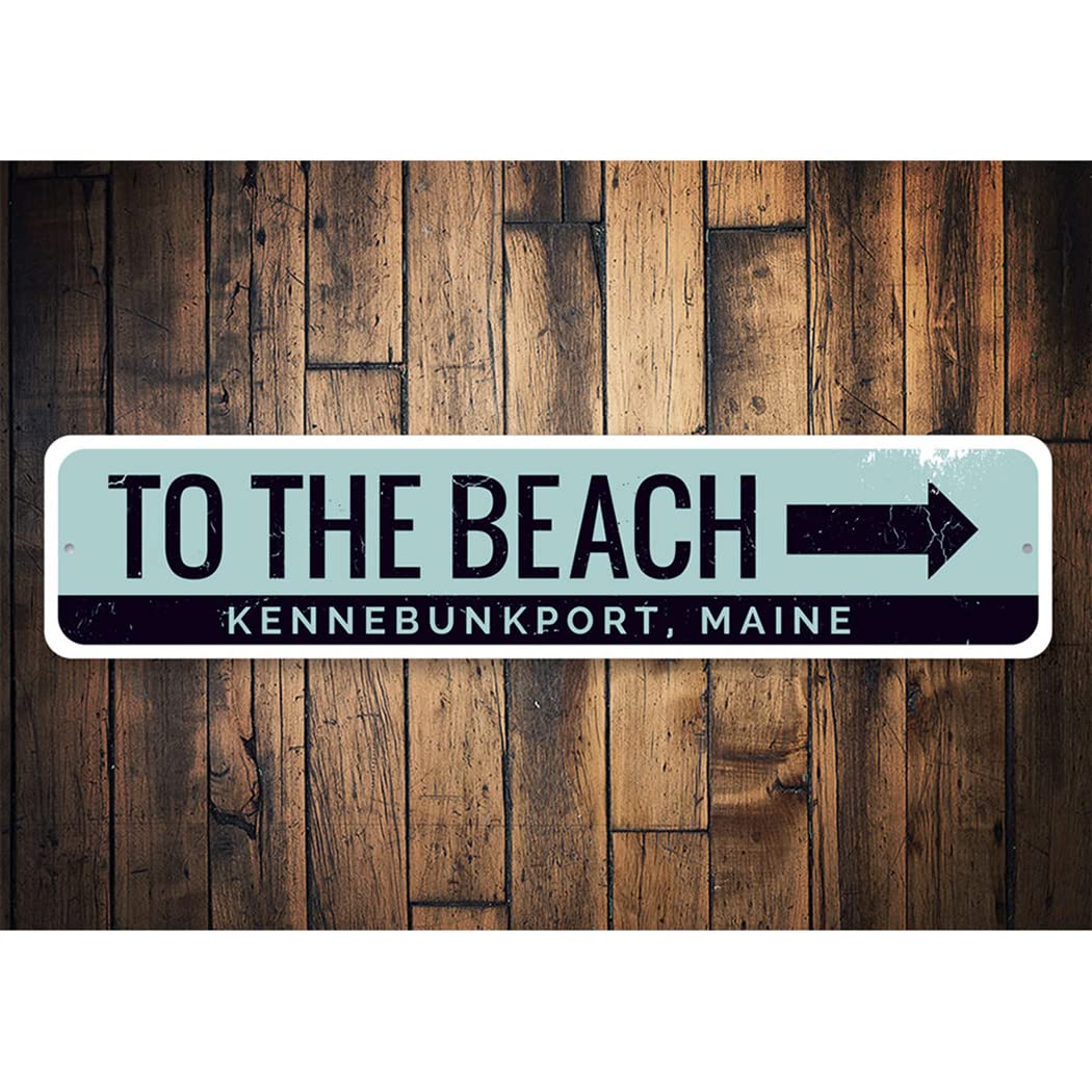 Custom Beach Arrow Sign - 3