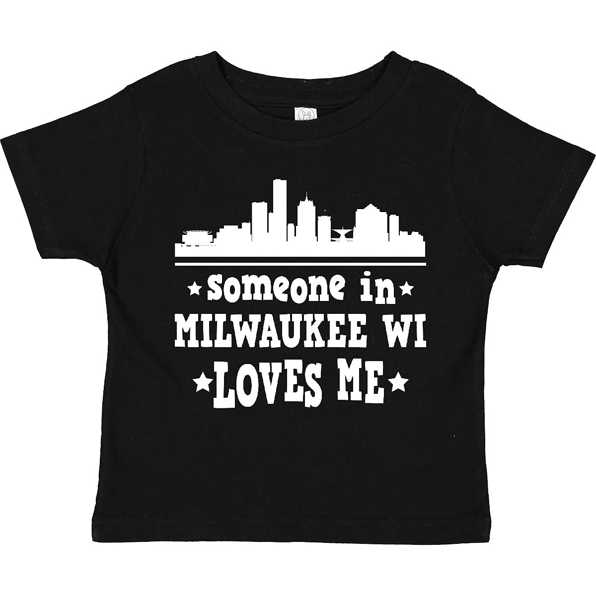 Inktastic Milwaukee Wisconsin Someone Loves Me Toddler T-Shirt - Cute Graphic Tee for Boys & Girls - Soft Cotton Baby Shirt for Casual Wear, Family Outings & Photo Shoots