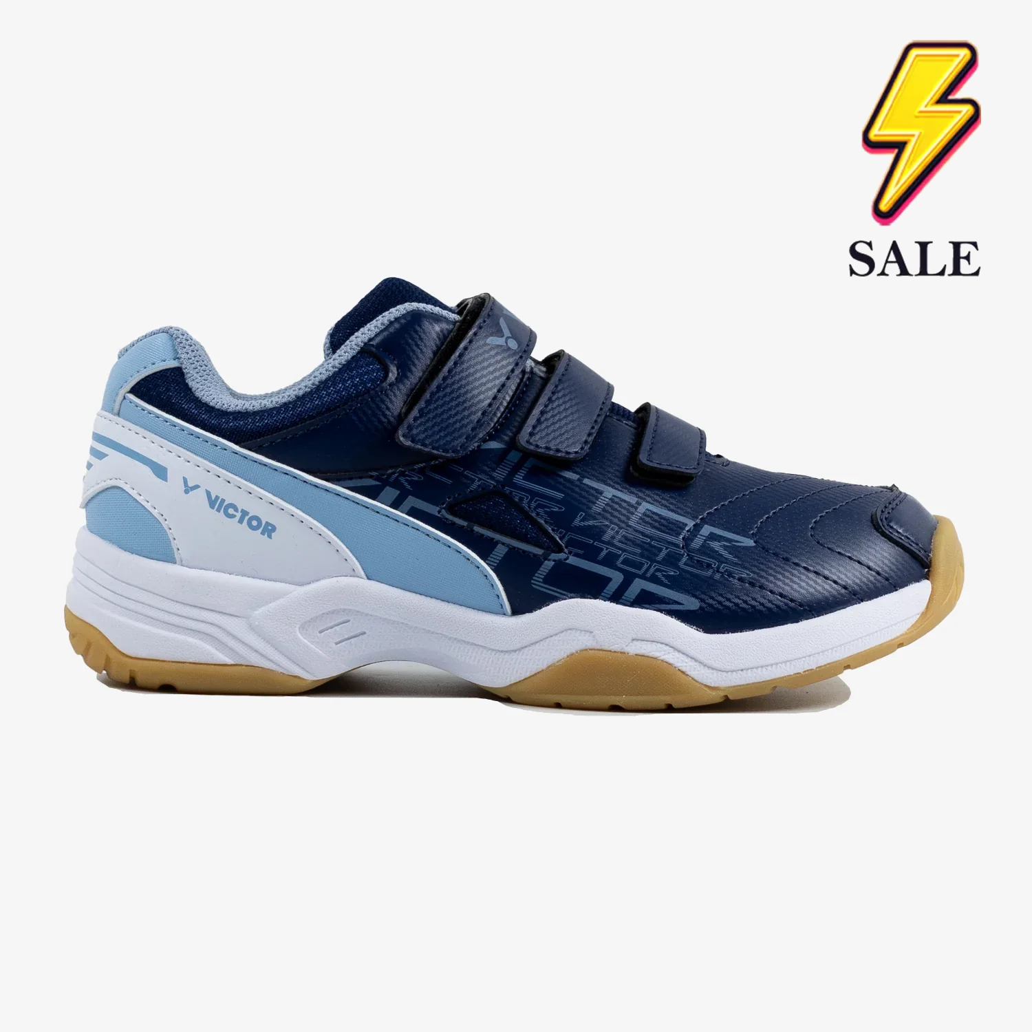 Victor A170JR FM Junior Running Shoes for Kids - Blue | Lightweight & Comfortable for School, Sports & Daily Activities