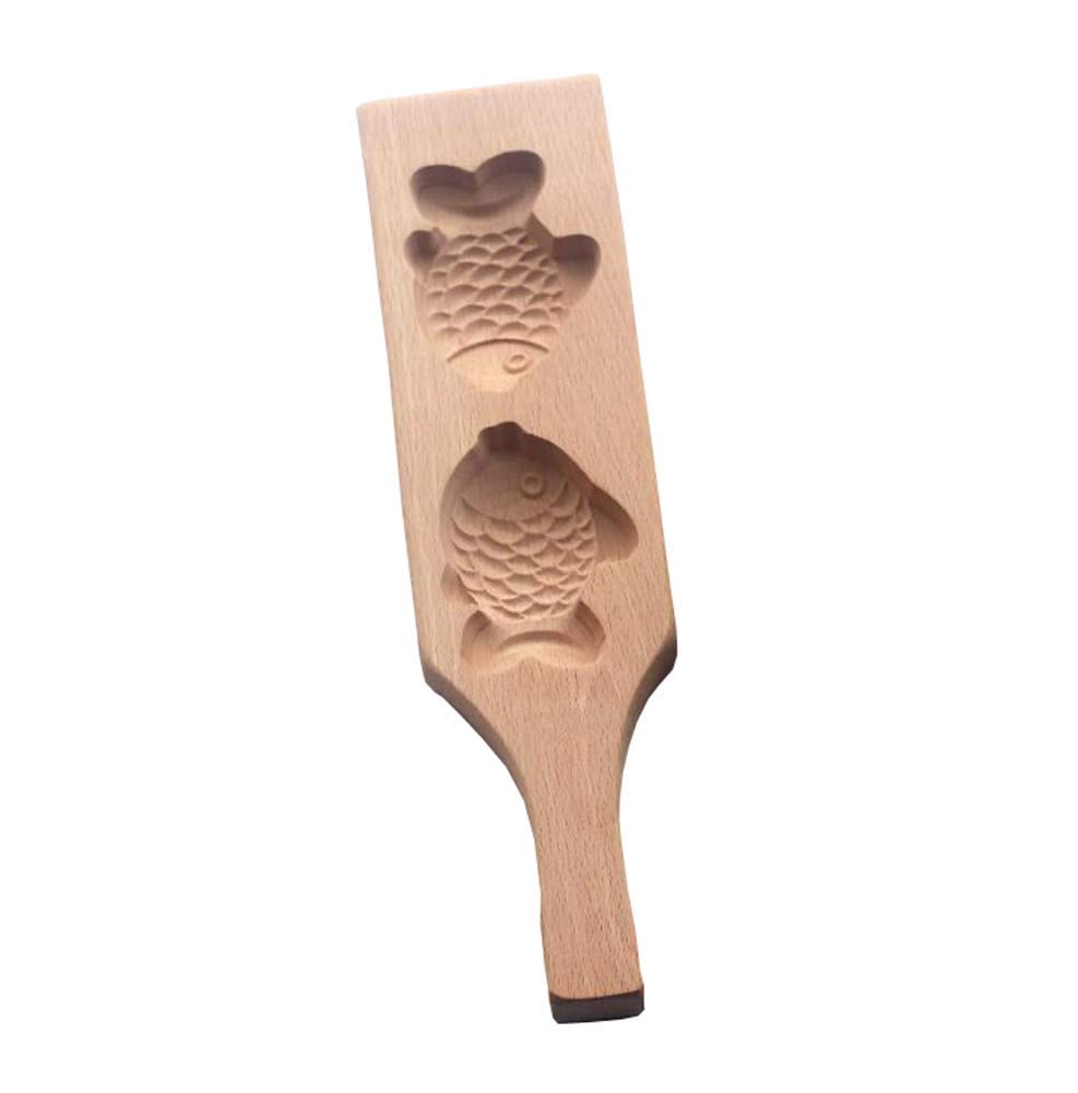 Traditional Chinese Mini Wooden Mooncake Mold for Mid-Autumn Festival - Dragon Sonic Baking Tool for Homemade Mooncakes, Cookies & Pastries - Perfect for DIY Baking, Holiday Gifts & Cultural Celebrations