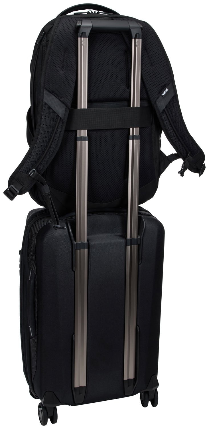 Thule Accent Backpack 26L - Lightweight Water-Resistant Laptop Backpack for Men & Women, Black - Perfect for Travel, Hiking, Work & College
