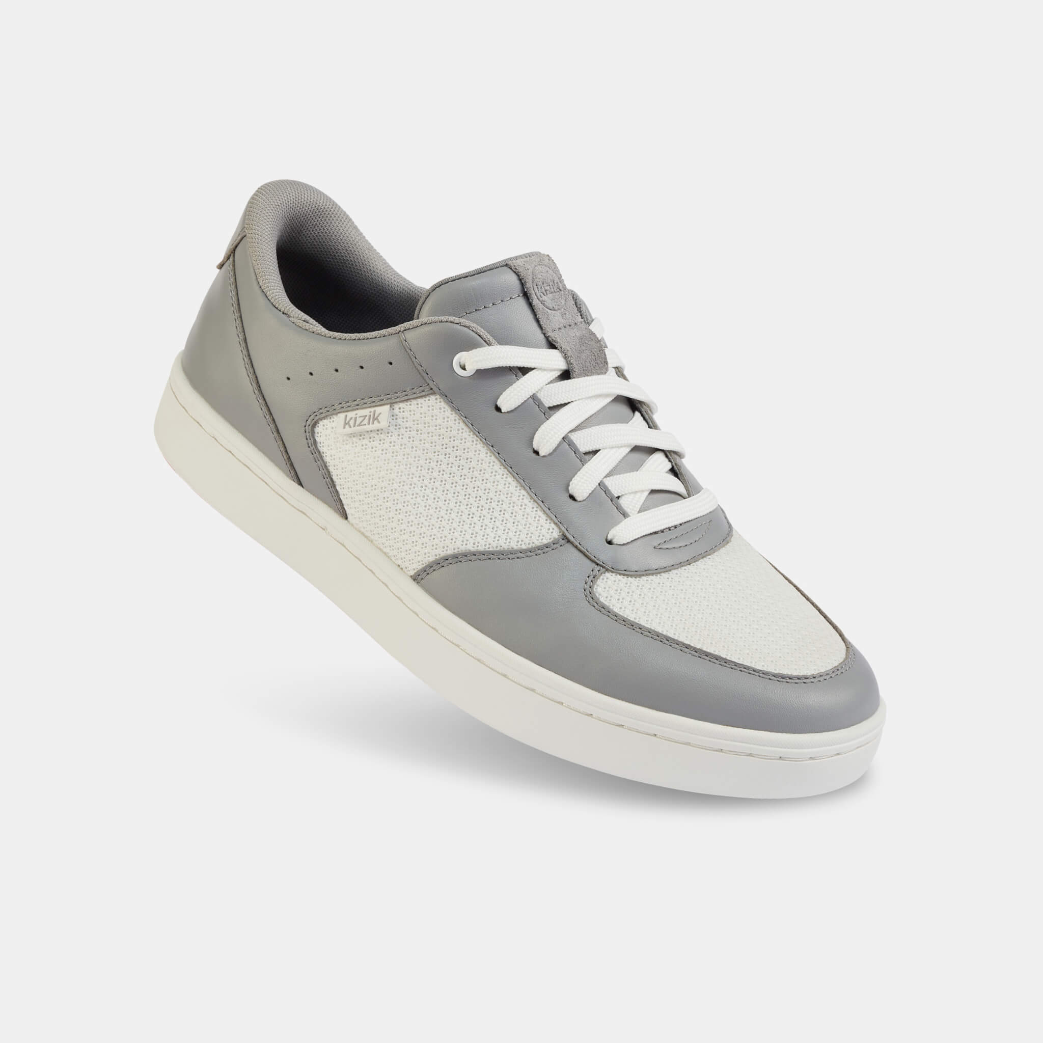 Men's Oslo Sneakers - White & Alloy Colorway | Comfortable Casual Shoes for Walking, Running & Everyday Wear
