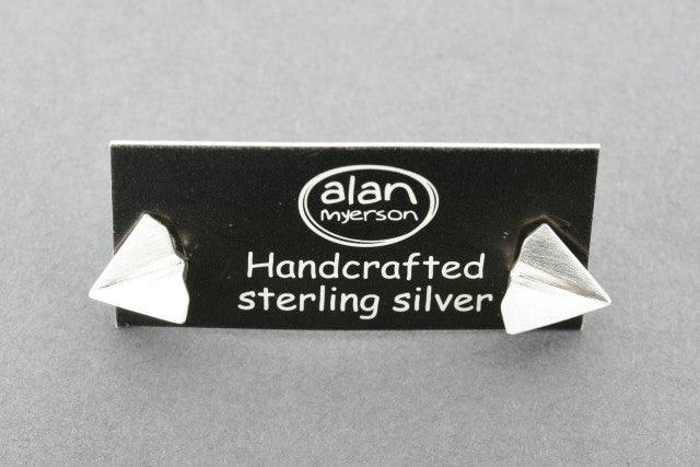 Paper Plane Stud Earrings - Minimalist Geometric Jewelry for Women - Perfect for Everyday Wear & Gift Giving