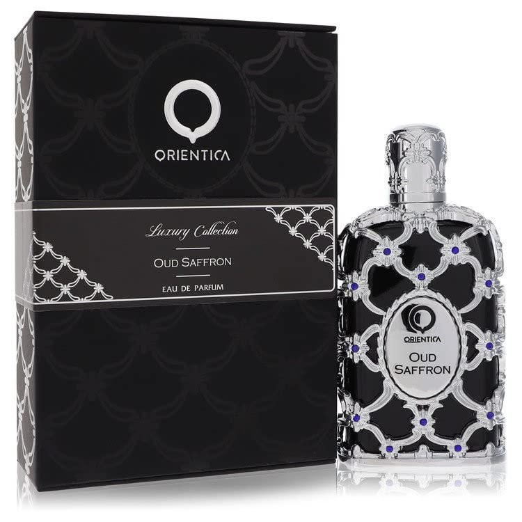 Orientica Oud Saffron Cologne by Al Haramain - Unisex Eau de Parfum Spray 2.7 oz - Premium Arabian Perfume for Men & Women - Perfect for Date Nights, Special Occasions & Luxury Gifting