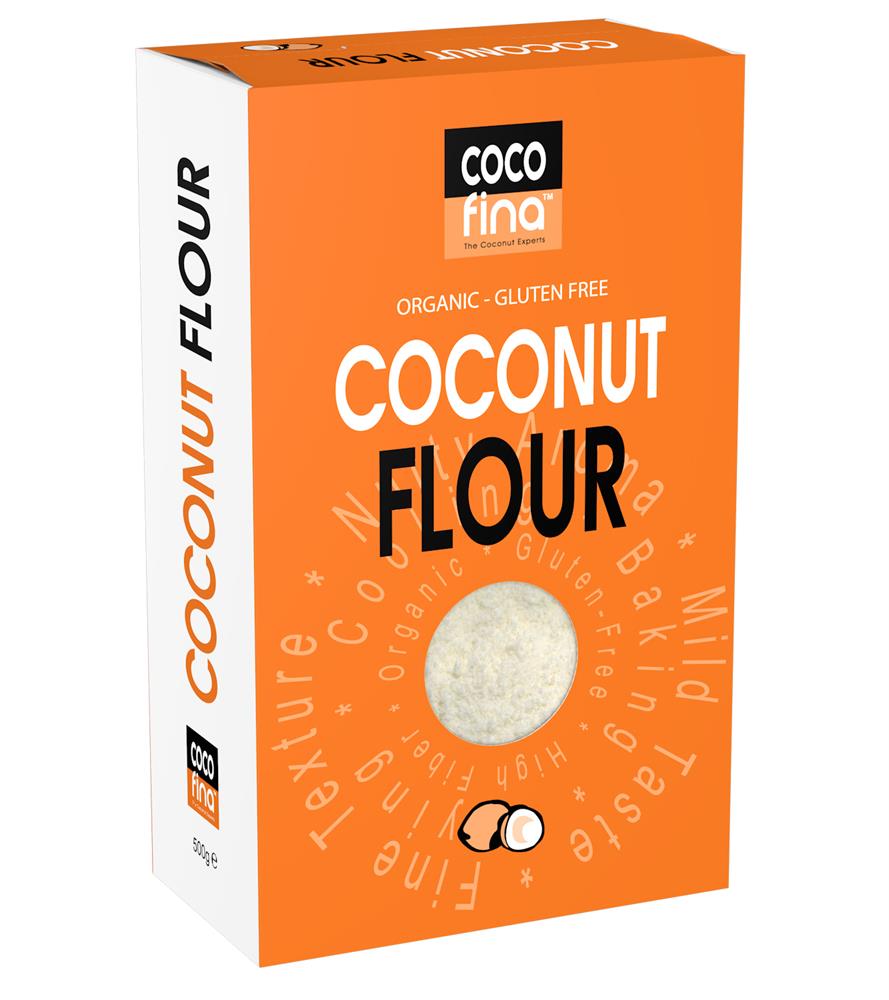 Organic Coconut Flour 500g by Cocofina - Gluten-Free, Non-GMO Baking Ingredient for Cakes, Cookies & Healthy Recipes