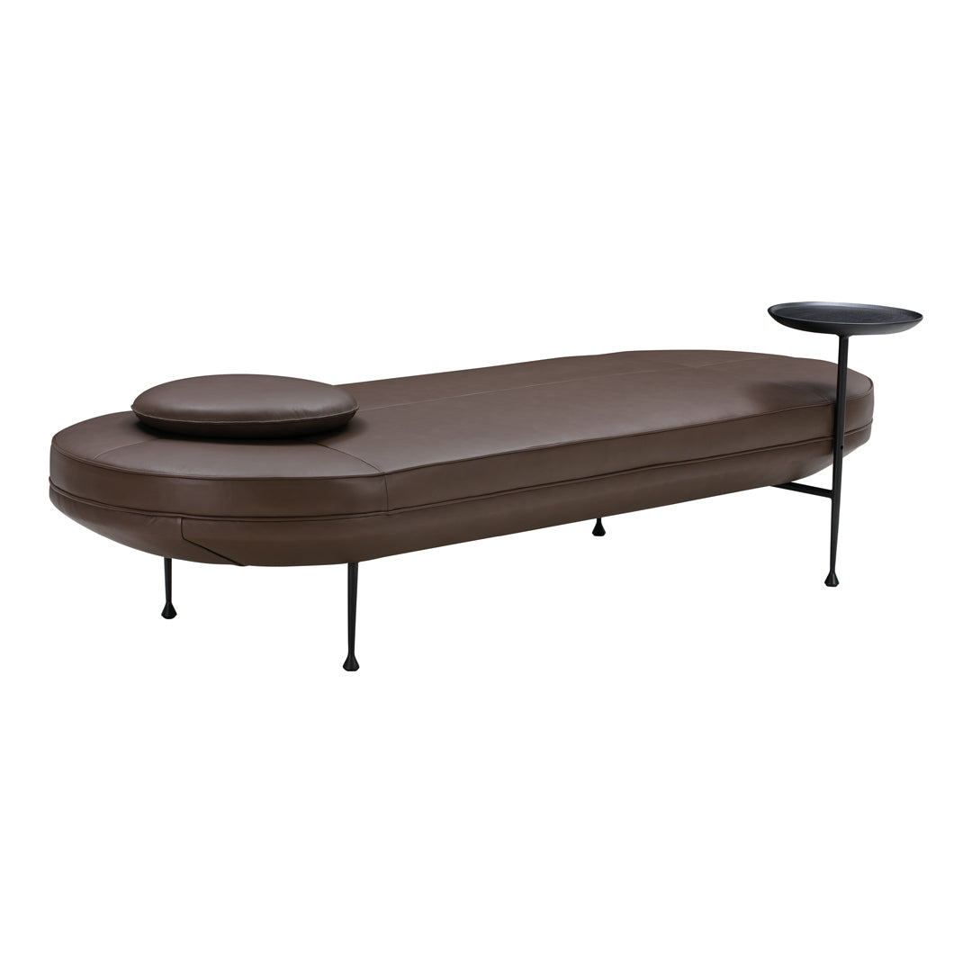 365 North Canoe Daybed - Modern Outdoor Lounge Bed for Patio, Poolside, or Garden - Water-Resistant & Durable Wicker Furniture for Relaxing in Sun or Shade