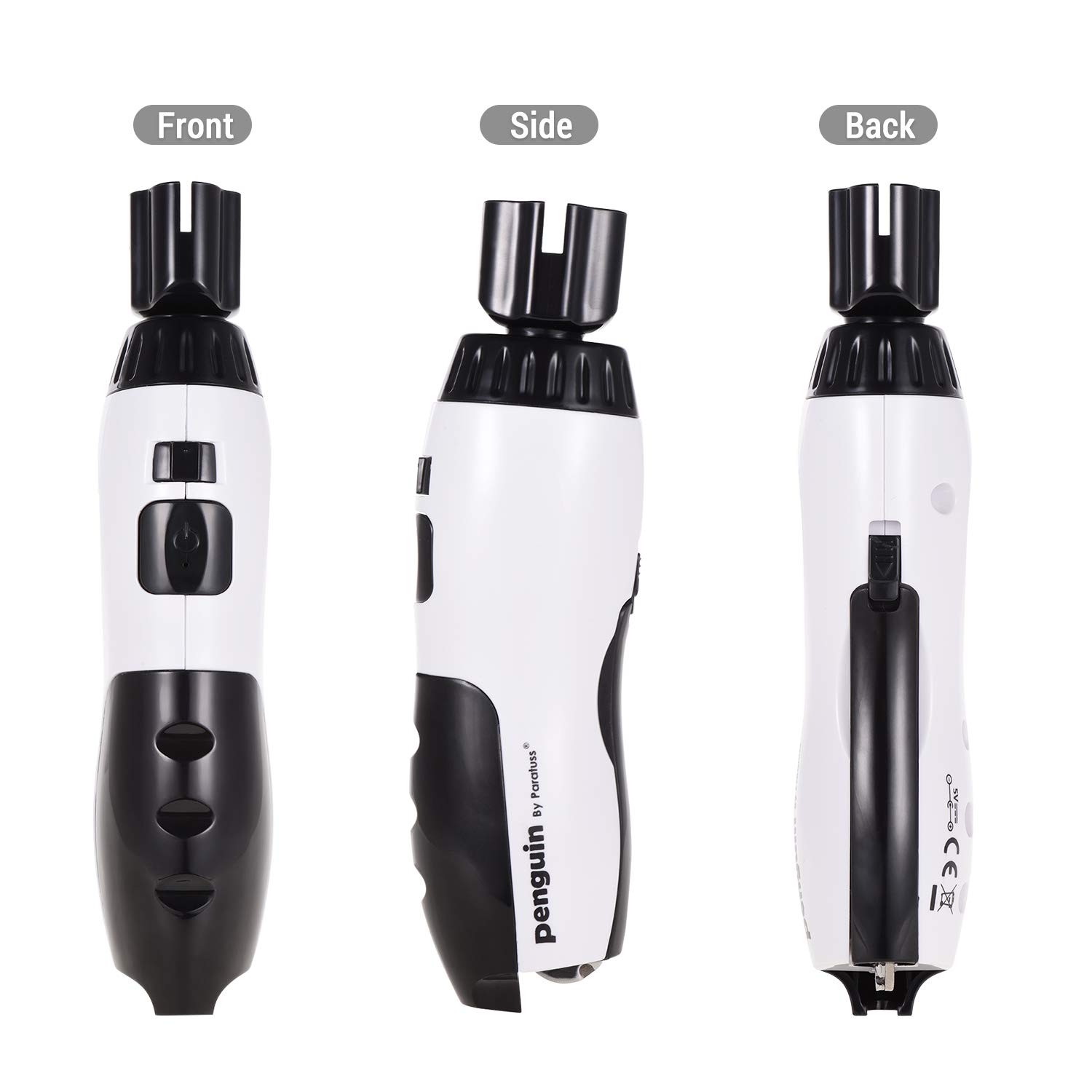 3-in-1 Electric Guitar String Cutter & Winder Tool with Bridge Pin Remover - Rechargeable Battery Powered for Acoustic Guitar, Bass, Mandolin & Ukulele - Perfect for Restringing & Maintenance at Home or Studio