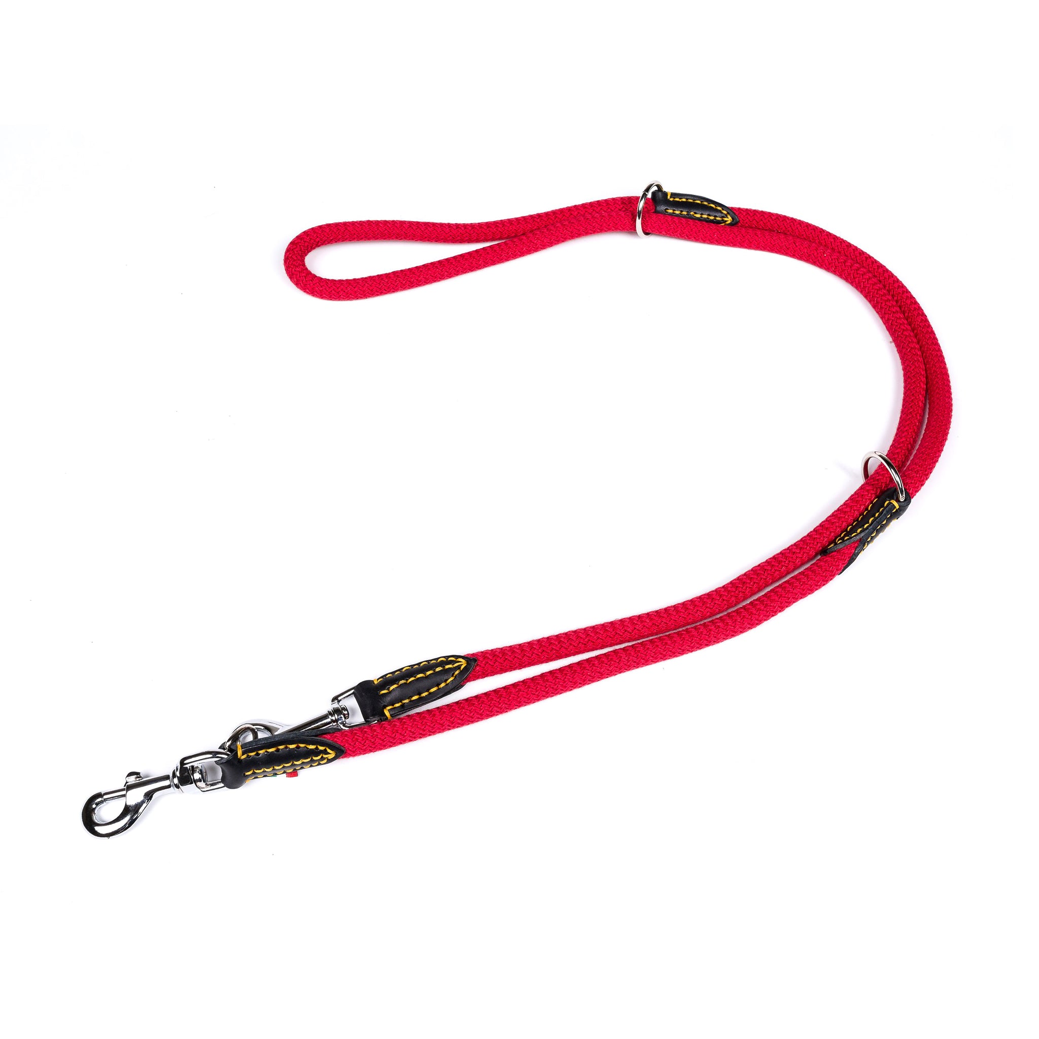 Italian Adjustable Cotton Dog Leash - Soft & Durable Pet Walking Lead for Small Medium Large Dogs - Perfect for Daily Walks, Training & Outdoor Adventures