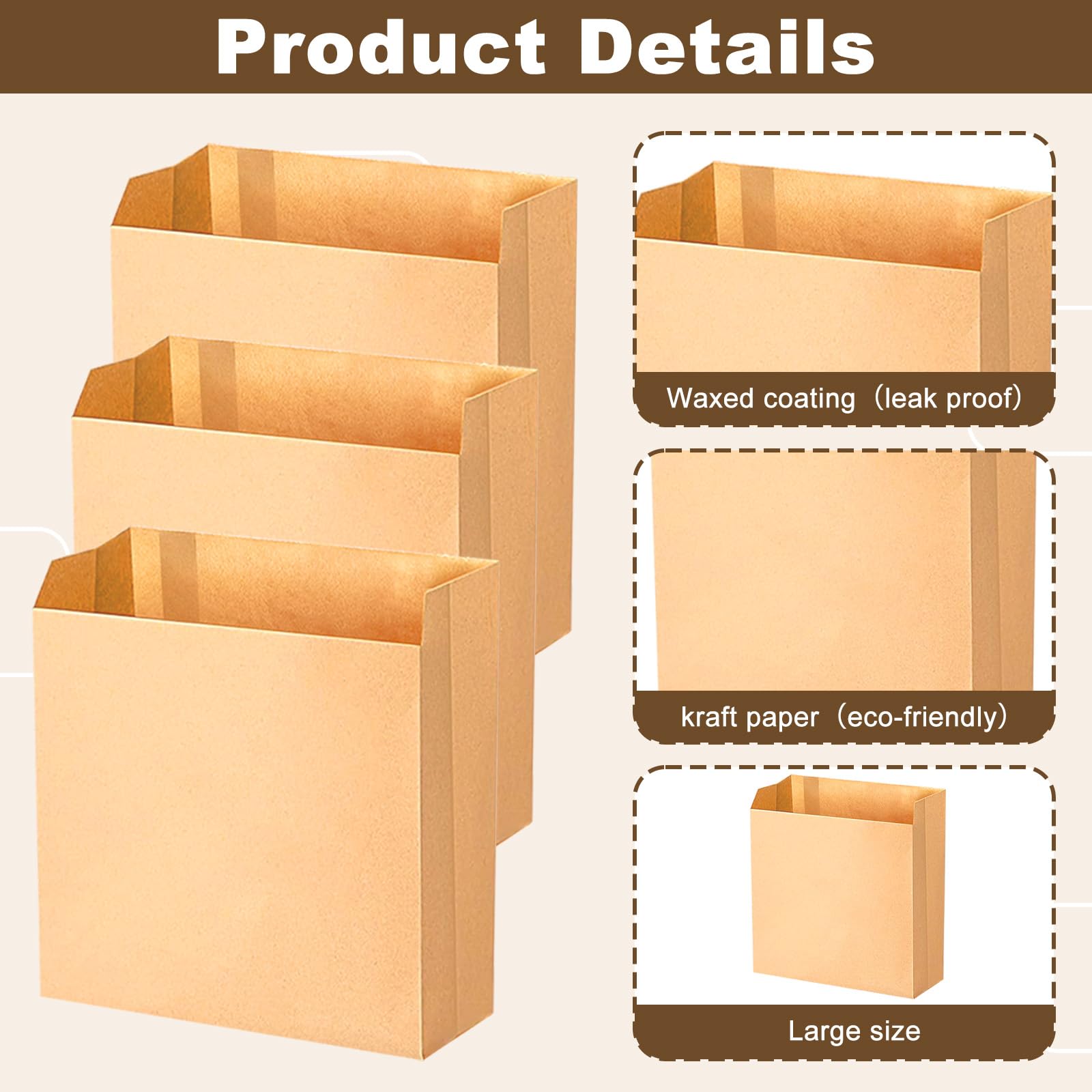 400 PCS 7.5×10in Feminine Hygiene Disposal Bags - Waxed Sanitary Napkin & Tampon Disposal Bags, Commercial Kraft Waxed Paper Bags for Women | Perfect for Restrooms, Travel, and Public Hygiene Maintenance