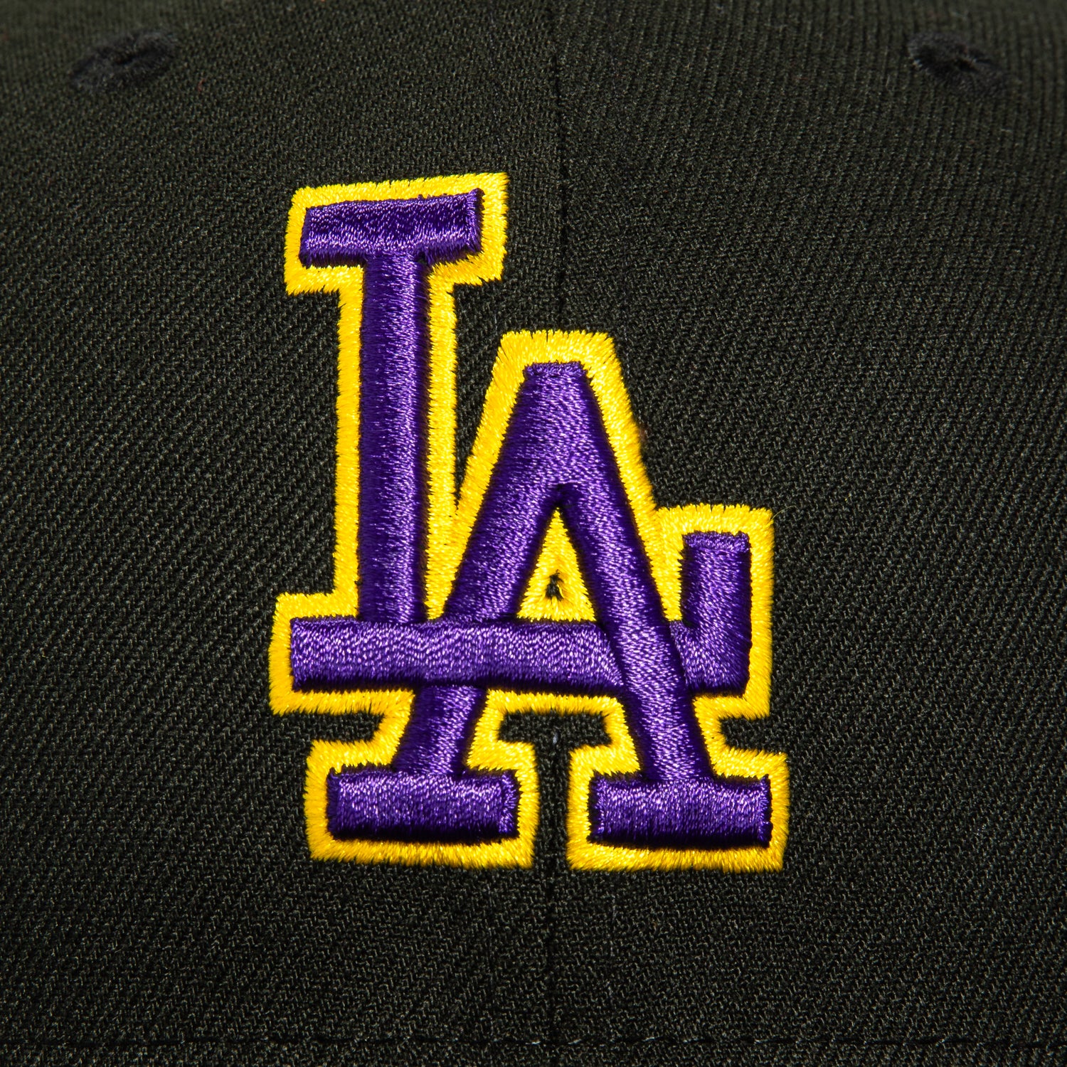 New Era 59Fifty Los Angeles Dodgers Adjustable Baseball Cap - Black, Purple & Gold Color Options | Perfect for Baseball Games, Sports Fans & Streetwear Fashion