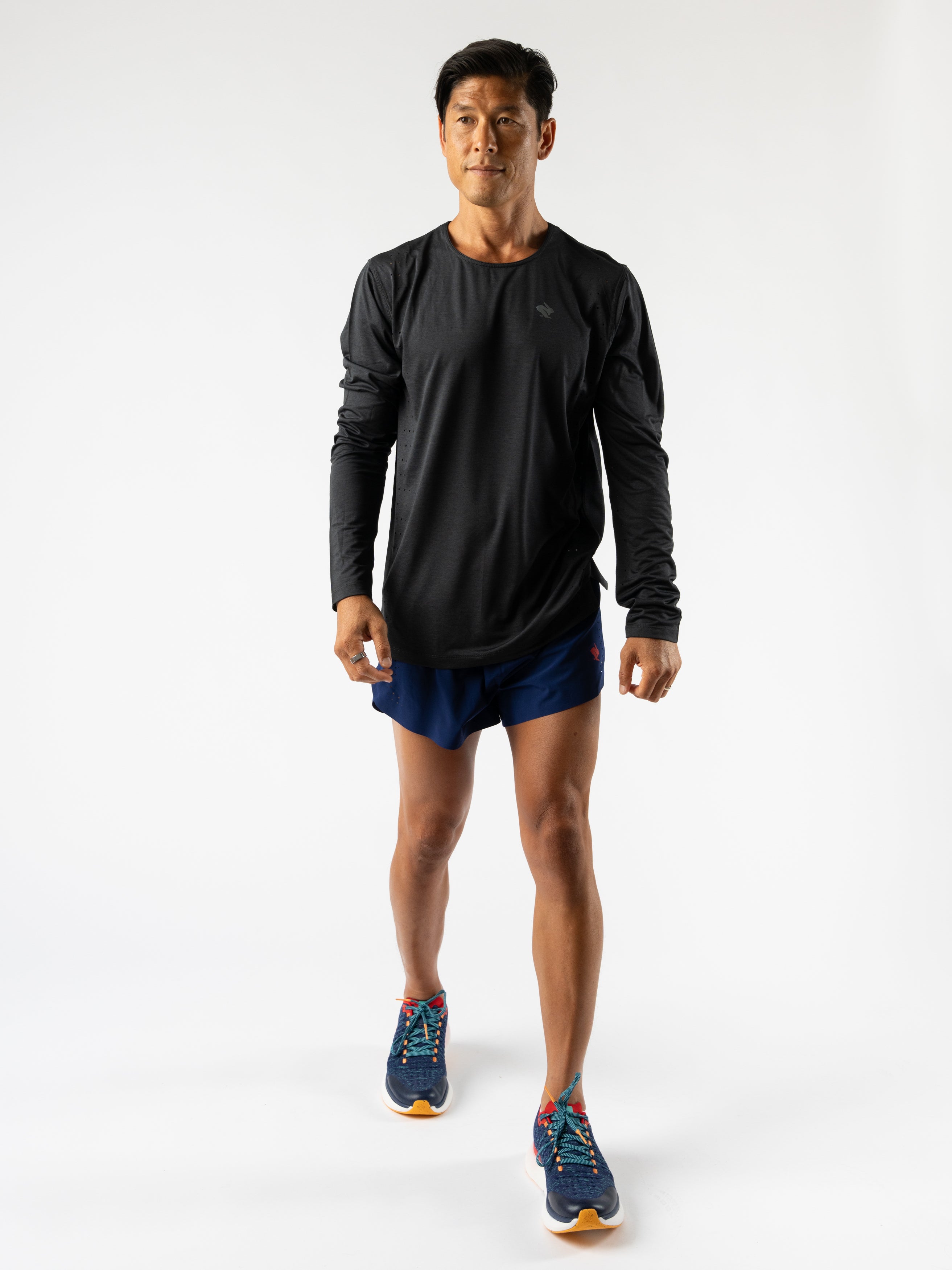 Race Pace Long Sleeve Running Shirt for Men & Women - Lightweight Performance Tee for Marathon, Training & Outdoor Sports