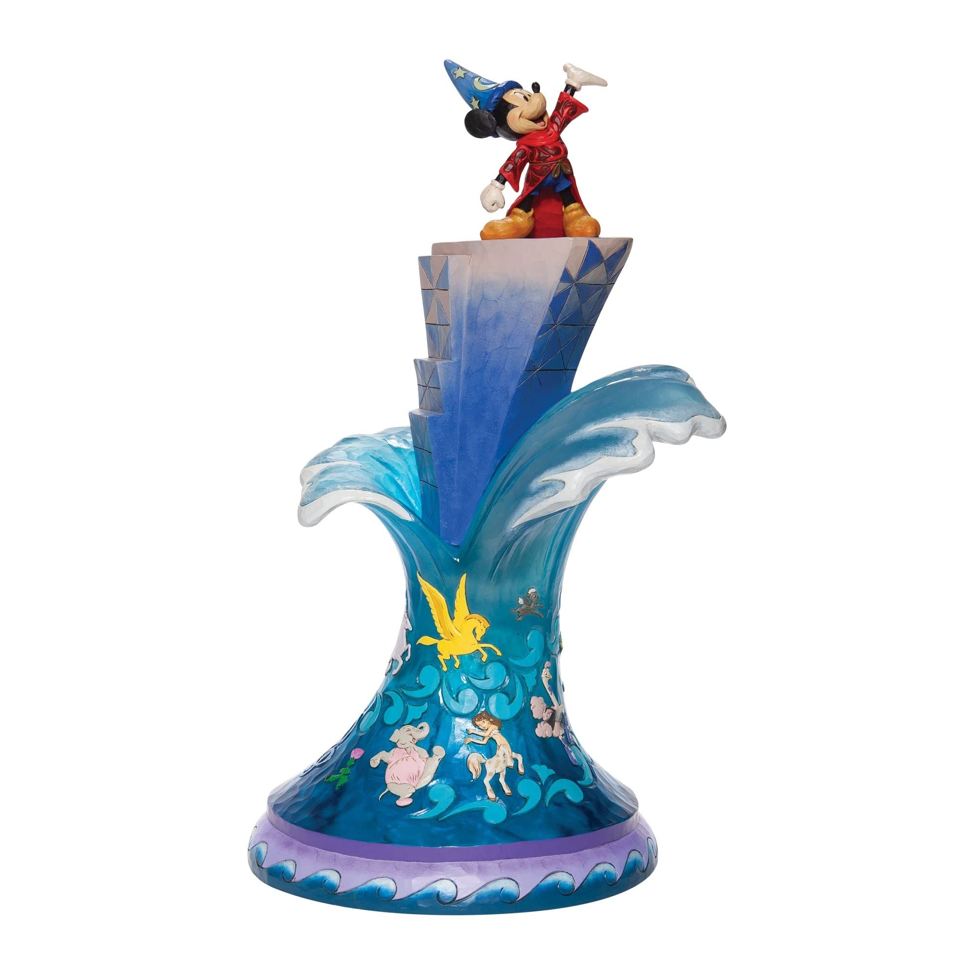 Enesco Disney Traditions by Jim Shore Fantasia Sorcerer's Apprentice Mickey Mouse Figurine - 18.5 Inch Hand-Painted Collectible Statue - Perfect for Disney Fans, Home Decor & Gift Giving