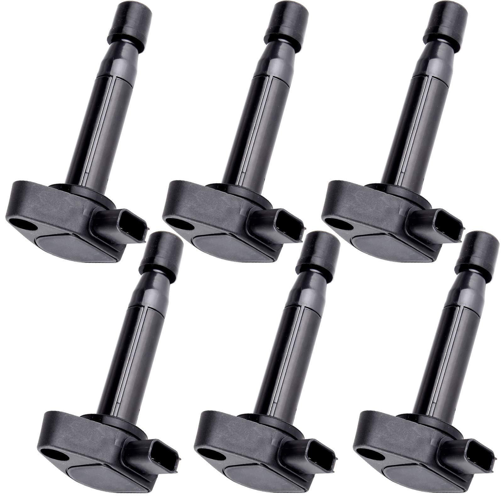 AUTOMUTO 6-Piece Ignition Coil Pack Compatible with 2000-2007 Honda Accord 3.0L V6 - Direct Replacement for OEM Part UF242 - Improves Engine Performance & Fuel Efficiency