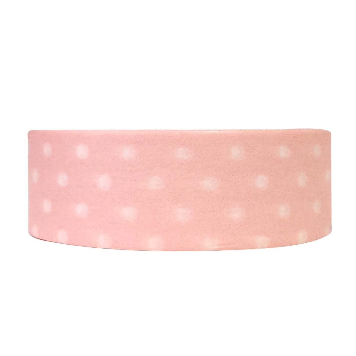 Allydrew Decorative Washi Masking Tape - Light Coral Dots Pattern for Scrapbooking, Journaling, Gift Wrapping & DIY Crafts