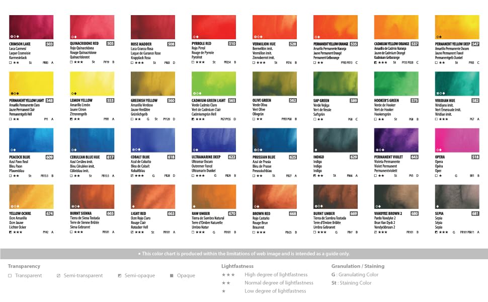 Premium PWC SHINHAN Extra Fine Watercolor Paint Set - 32 Vibrant Colors in 15ml Tubes | Professional Artist Grade for Painting, Illustration & DIY Crafts