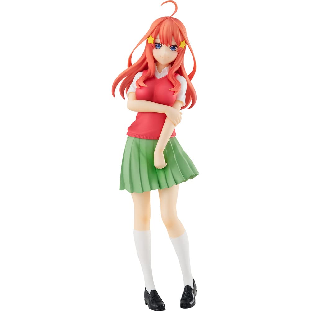 AZIQUAN 17cm Gotoubun No Hanayome Anime Figure Set - Nakano Ichika, Nino, Miku, Yotsuba & Itsuki PVC Collectible Doll Model - Perfect for Anime Fans, Display & Collection (5-Piece Set)