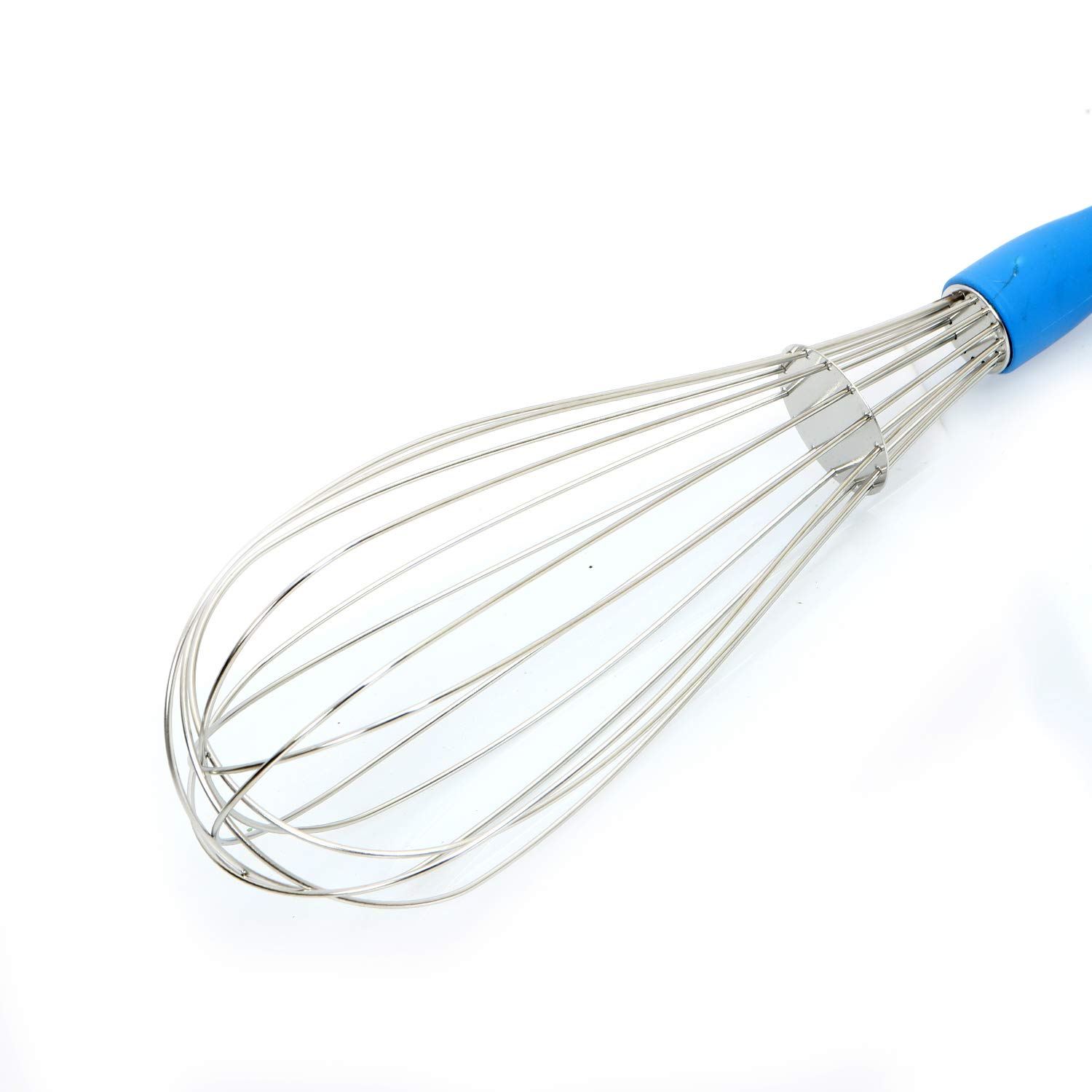 Kuber Industries 300W Immersion Hand Blender - Stainless Steel Coffee Beater, Egg Mixer & Milk Frother for Latte - 30cm Blue Kitchen Handheld Blender - Perfect for Smoothies, Soups, Batters & Whipping Cream