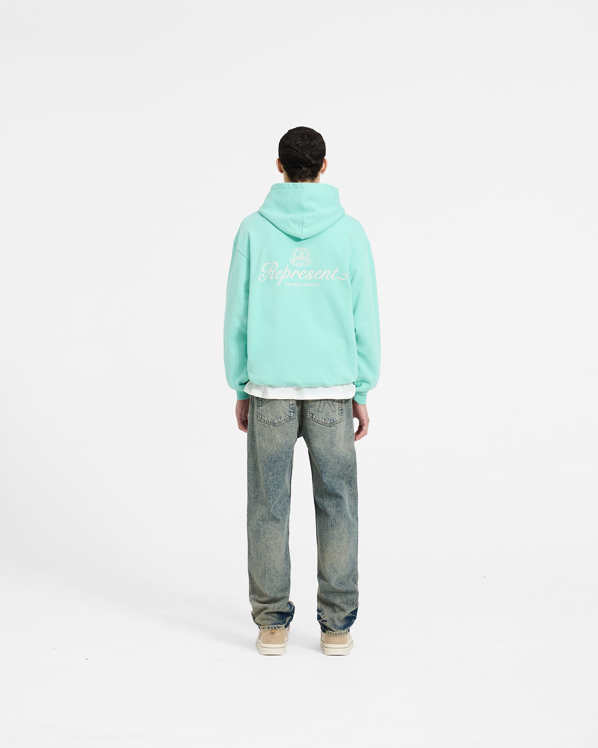 Permanent Vacation Hoodie - Electric Mint Color | Soft & Cozy Pullover for Men & Women | Perfect for Casual Wear, Travel & Outdoor Activities