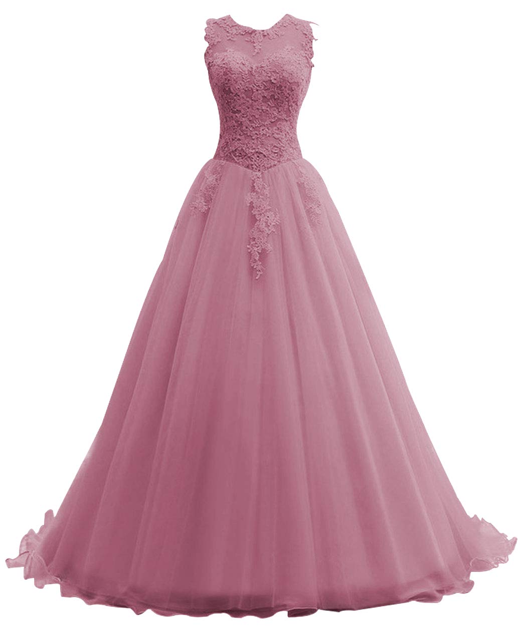Elegant Long Prom Dresses for Women - Lace Formal Evening Gowns & Quinceanera Dresses with Open Back Design | Perfect for Homecoming, Prom Night, Wedding & Special Occasions