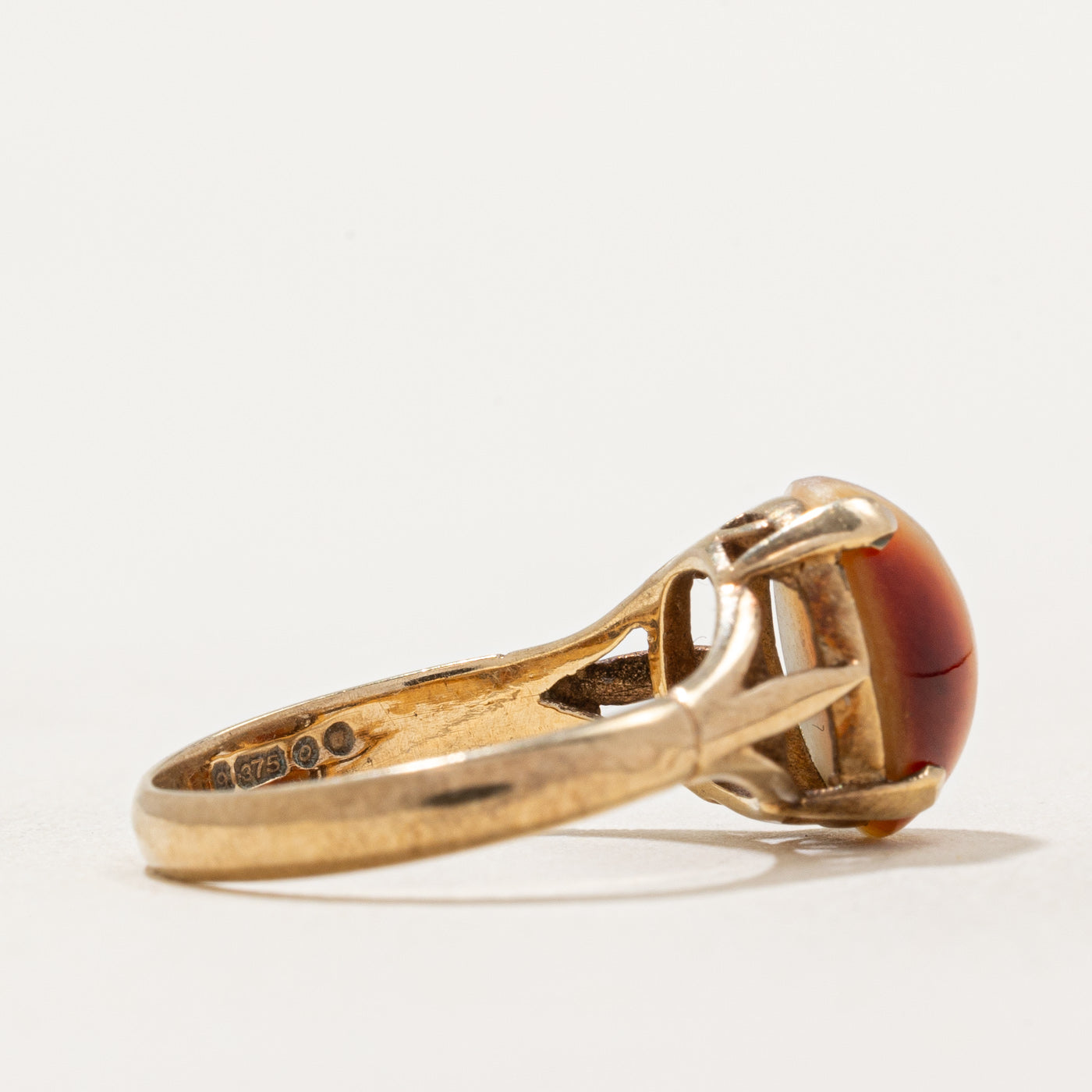 Tiger's Eye Cocktail Ring - 2.50 Carat Natural Stone - Size 5 - Elegant Statement Jewelry for Women - Perfect for Evening Parties, Weddings & Special Occasions