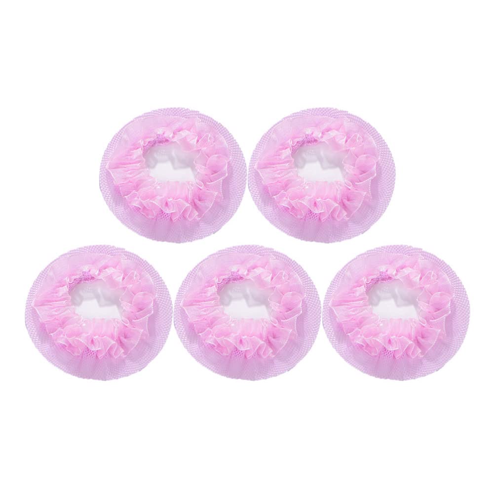5-Piece Reusable Wedding Hair Clip Set - Elastic Hair Nets, Bun Makers & Mesh Bun Covers for Women | Perfect for Bridal Updos, Formal Events & Everyday Styling