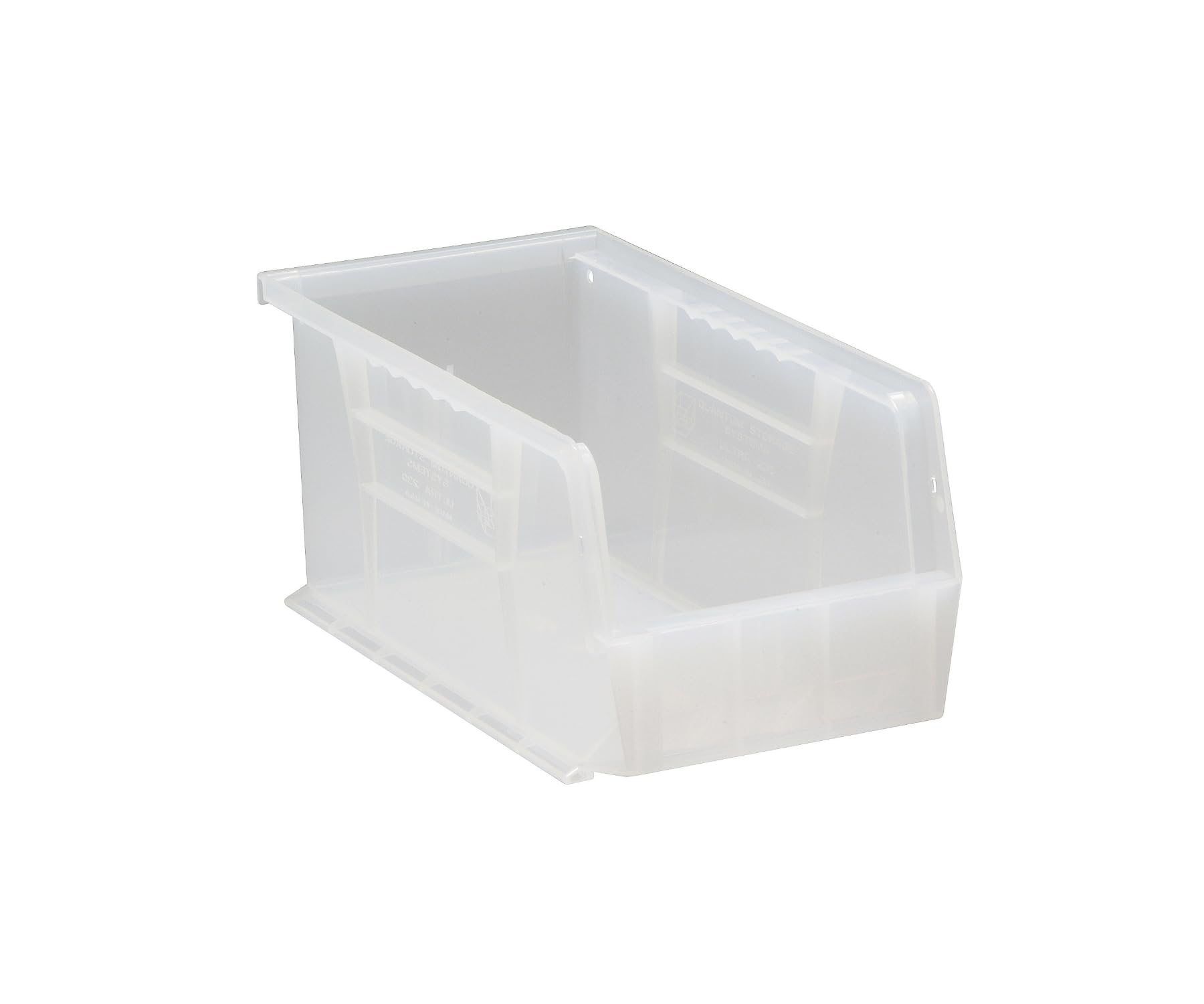 QUANTUM STORAGE SYSTEMS Ultra QUS230CLCS Clear Plastic Storage Bins - 11