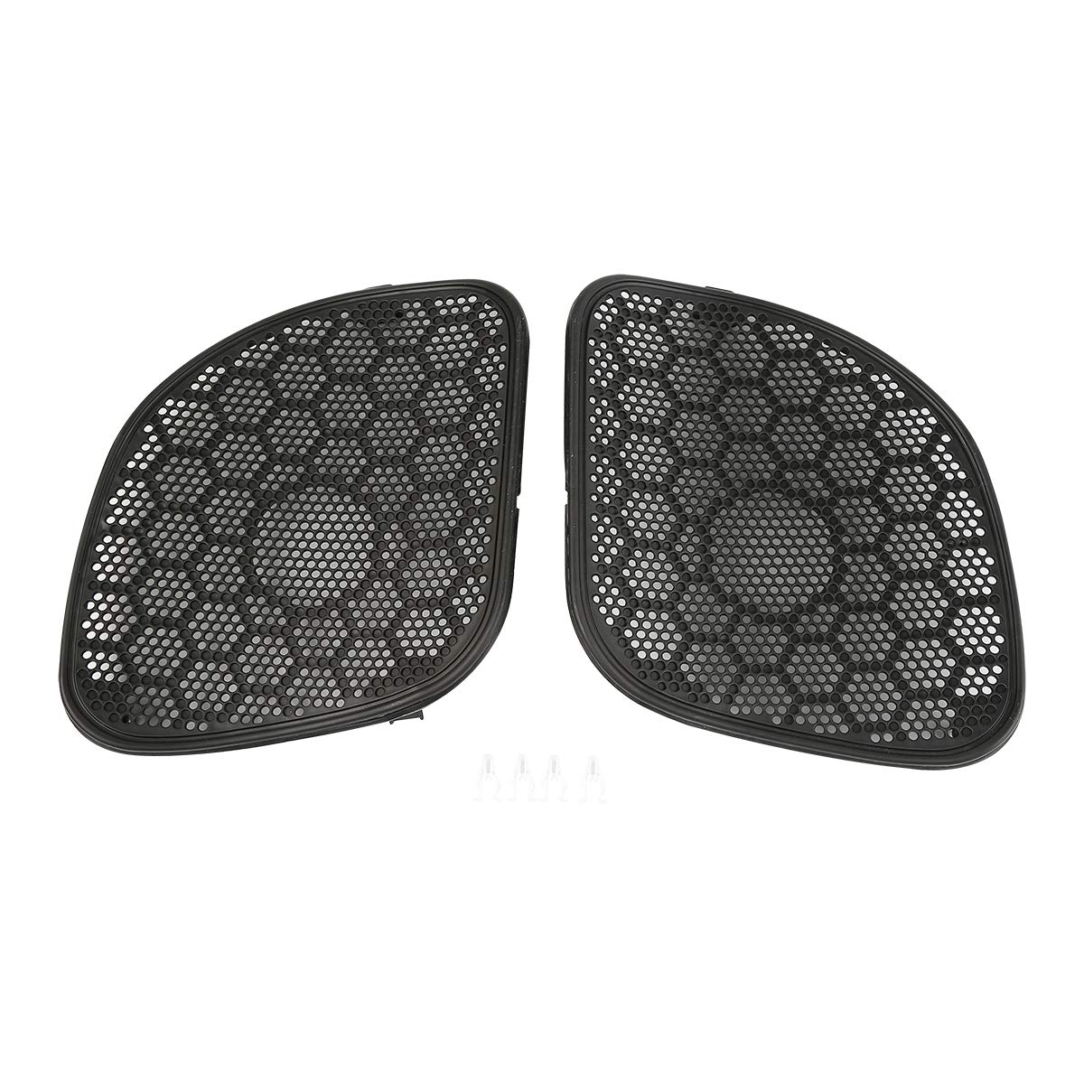 XFMT Speaker Grills Mesh Front Fairing Speaker Grilles for Harley Road Glide FLTRX Ultra FLTRU 2015-2023 - Premium Motorcycle Audio Upgrade for Enhanced Sound & Style on Long Rides