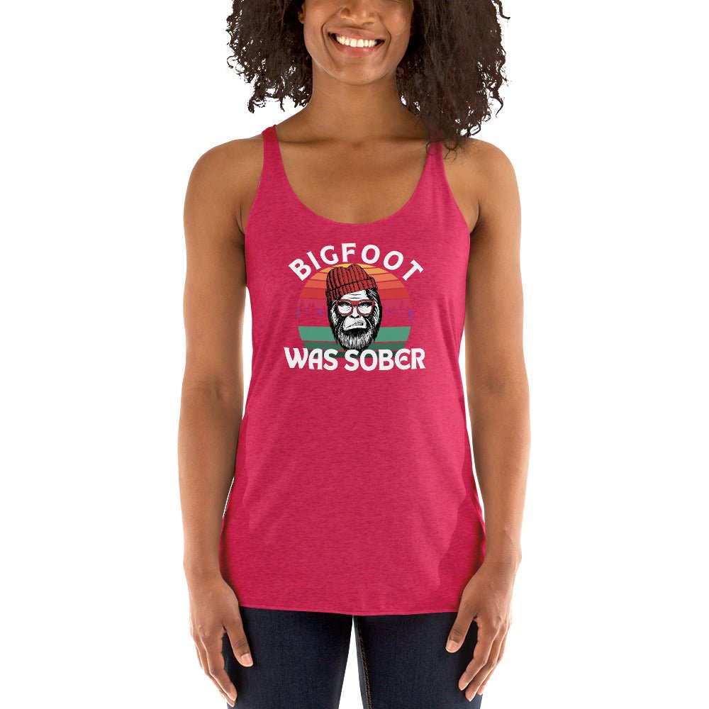 Mythical Sober Strength Racerback Tank Top for Women - Workout & Gym Essential - Perfect for Yoga, Running & Fitness Training