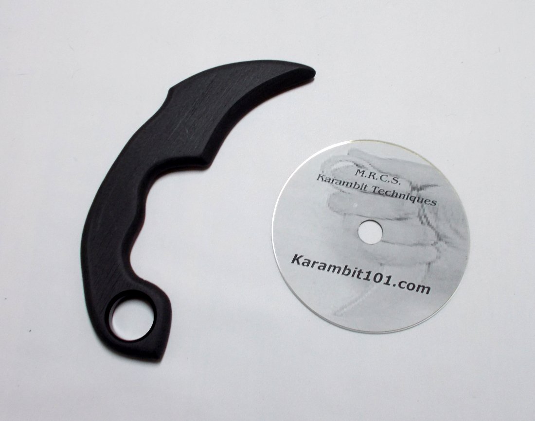 Karambit Trainer Knife - Safe Polypropylene Replica for Martial Arts Training (Pencak Silat, FMA) with Instructional Video | Perfect for Self-Defense Practice & Martial Arts Enthusiasts