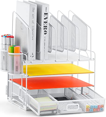 White Vertical File Folder