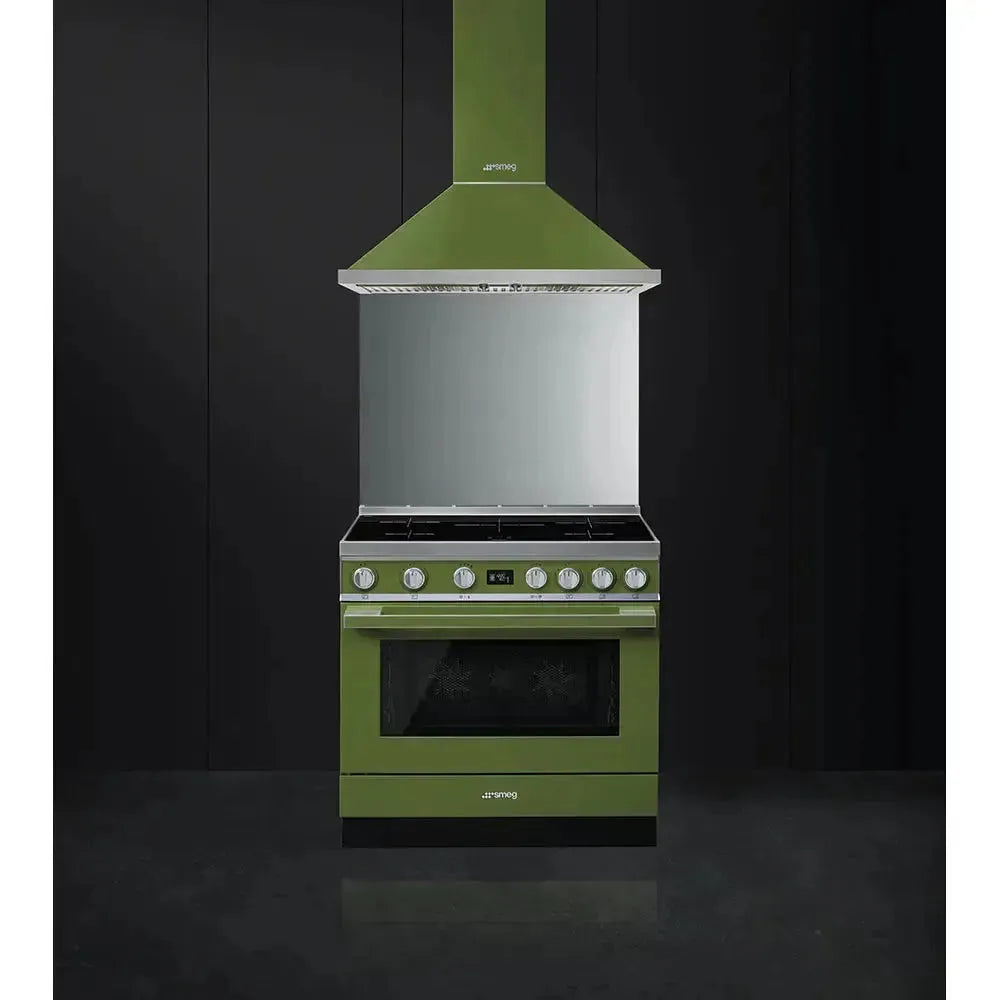 Smeg 90cm Portofino Induction Cooktop in Olive Green – Premium Electric Stove for Modern Kitchens | Perfect for Home Cooking, Entertaining & Gourmet Meals