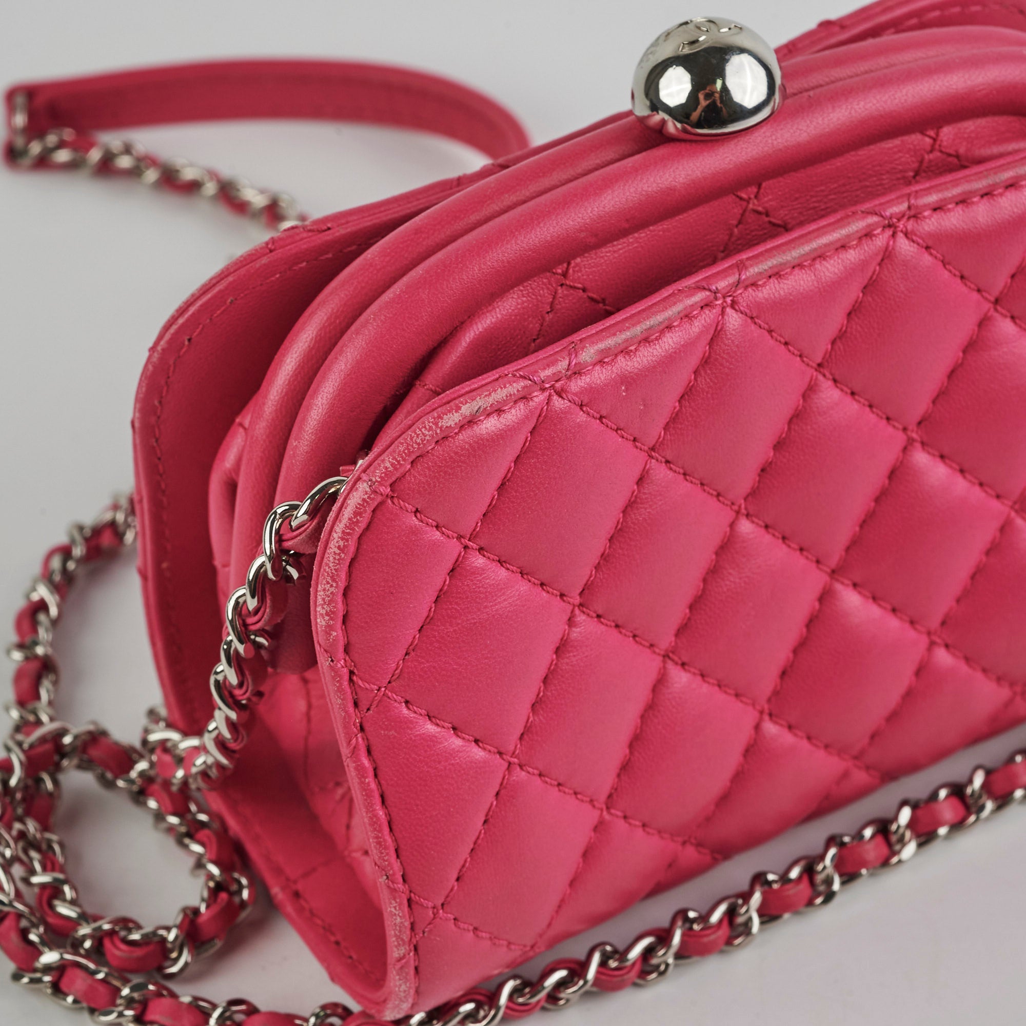 Chanel Mini Pink Crossbody Bag for Women - Luxury Leather Shoulder Purse - Perfect for Parties, Dates & Everyday Use