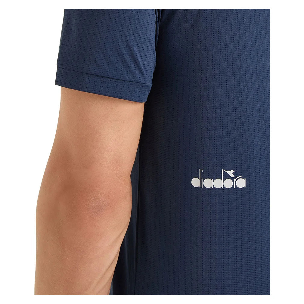 Men's Short Sleeve Tennis Shirt - Moisture Wicking Performance Top for Tennis & Casual Wear | Gym, Running, Summer Outdoor Activities