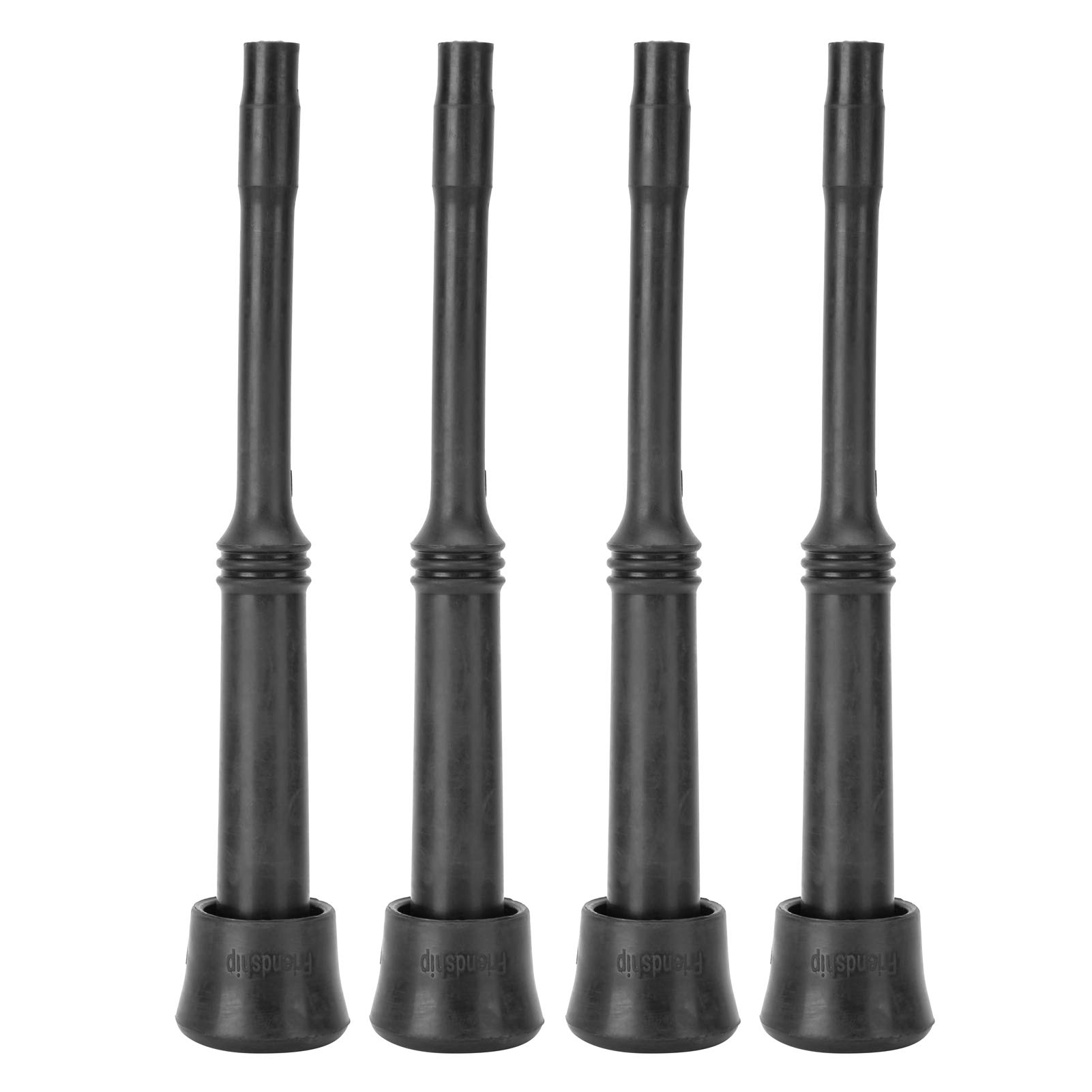 OUKENS 4Pcs Black Soft Rubber Milking Machine Liners - Replacement Inflation Liner Parts for Livestock Milking Equipment | Easy Installation Accessories for Dairy Farming & Breeding Industry | Ideal for Cows, Goats & Sheep Milking Operations