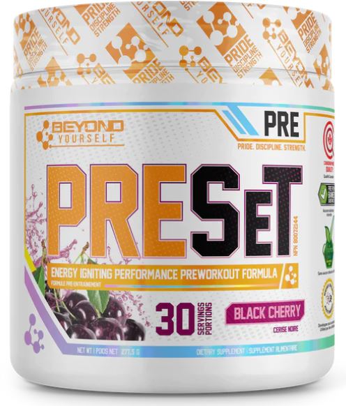 Beyond Yourself PreSET 277.5g - Premium Quality Protein Powder for Muscle Growth & Recovery | Ideal for Post-Workout, Weight Management & Active Lifestyle
