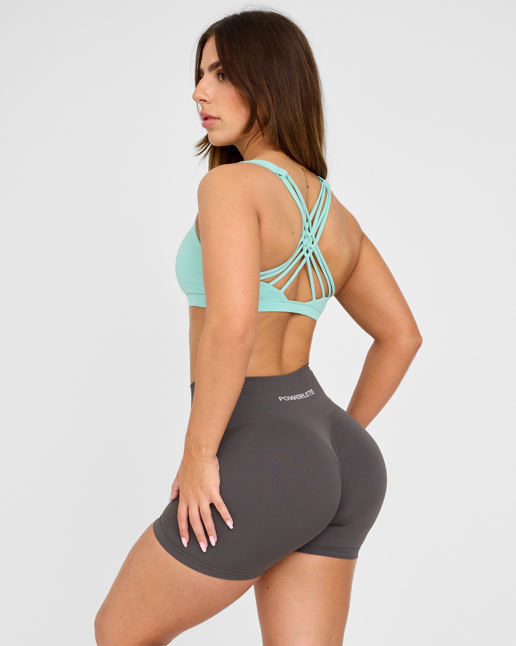 Evolve Seamless Workout Shorts for Women - High Waist Yoga Running Gym Athletic Shorts - Breathable Comfortable Stretchy Activewear for Fitness & Lounge